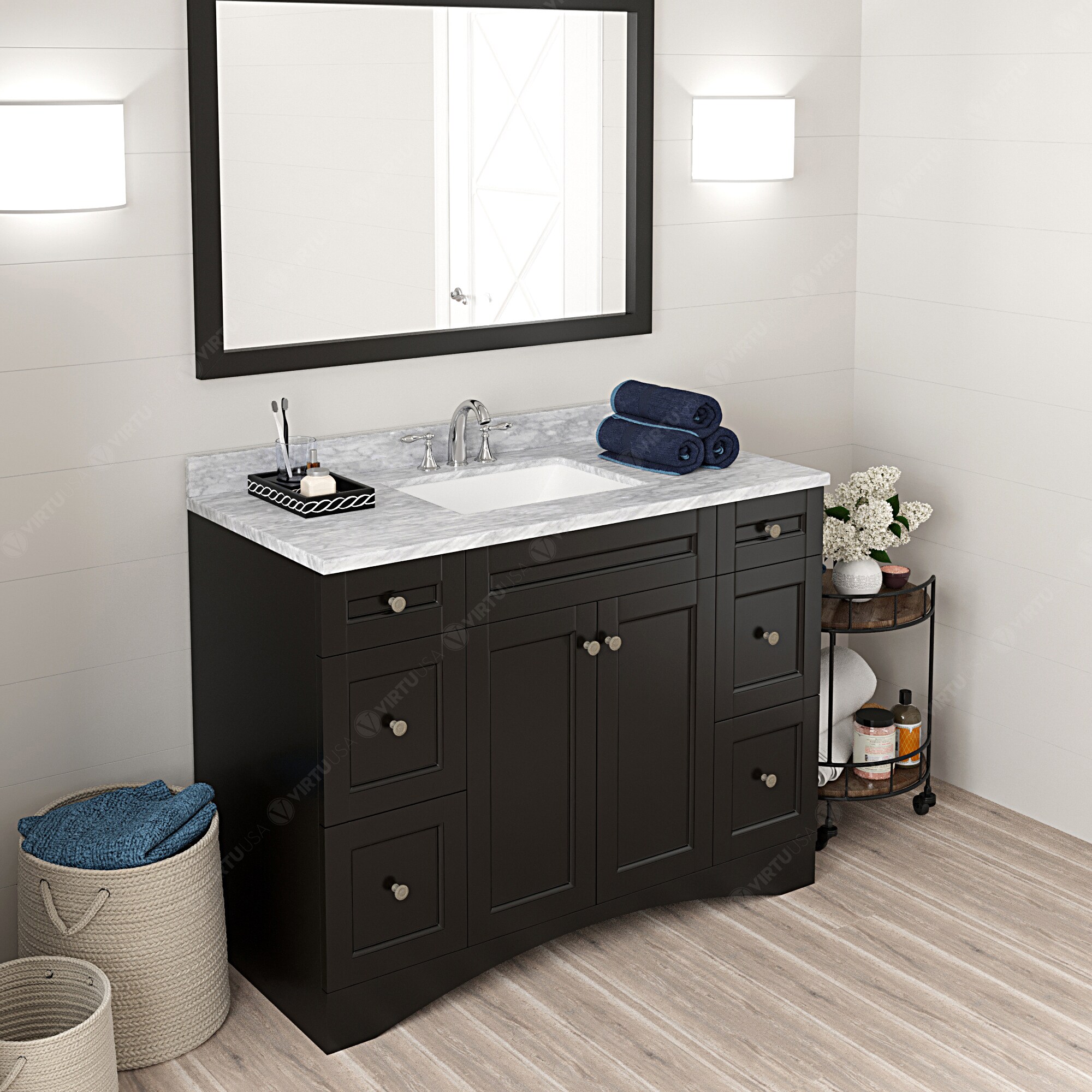 Virtu USA ES-32048-WMSQ-ES-NM Bath-Vanity-Combo - View #3