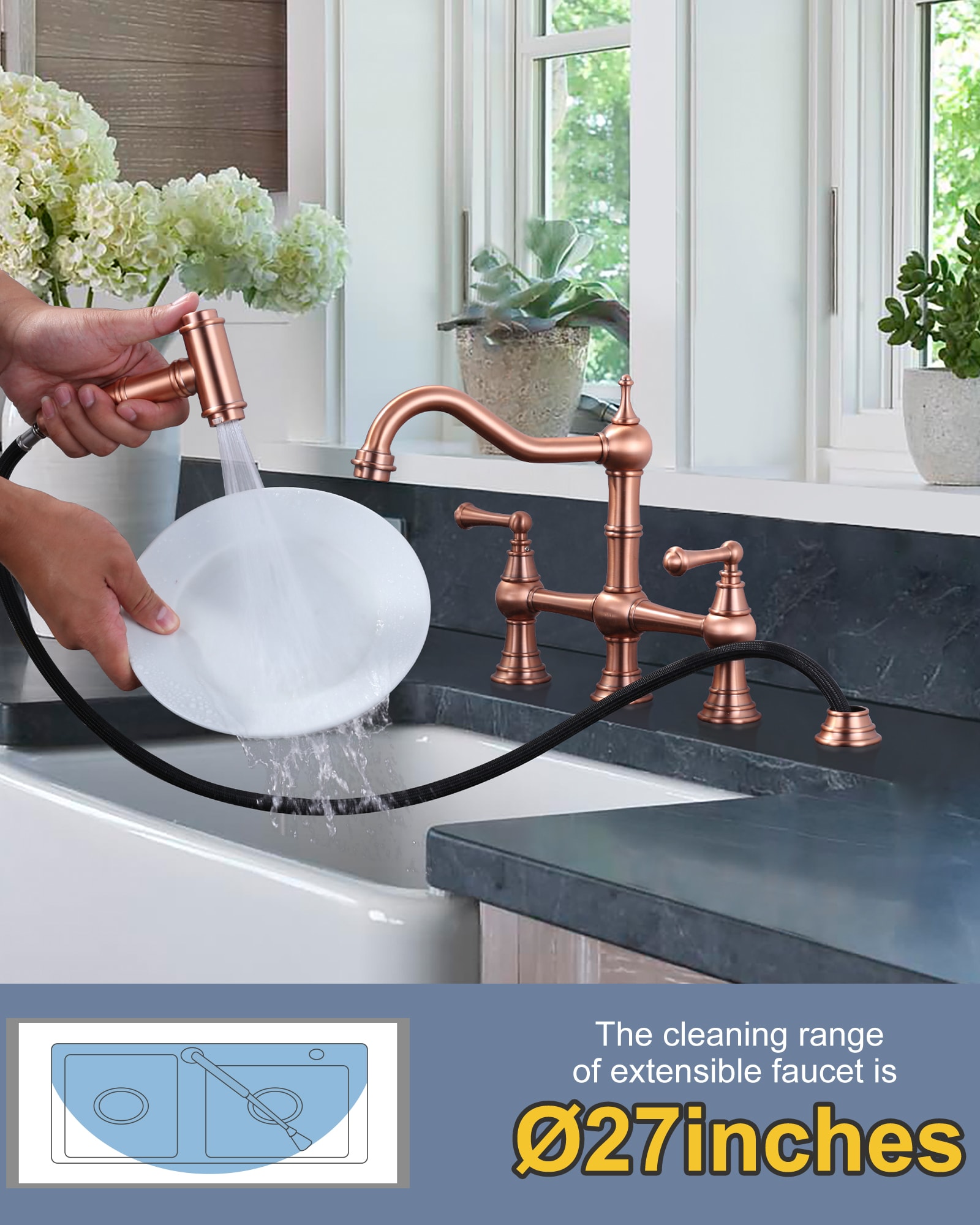 WOWOW 23115A1BR Kitchen-Faucets - View #3