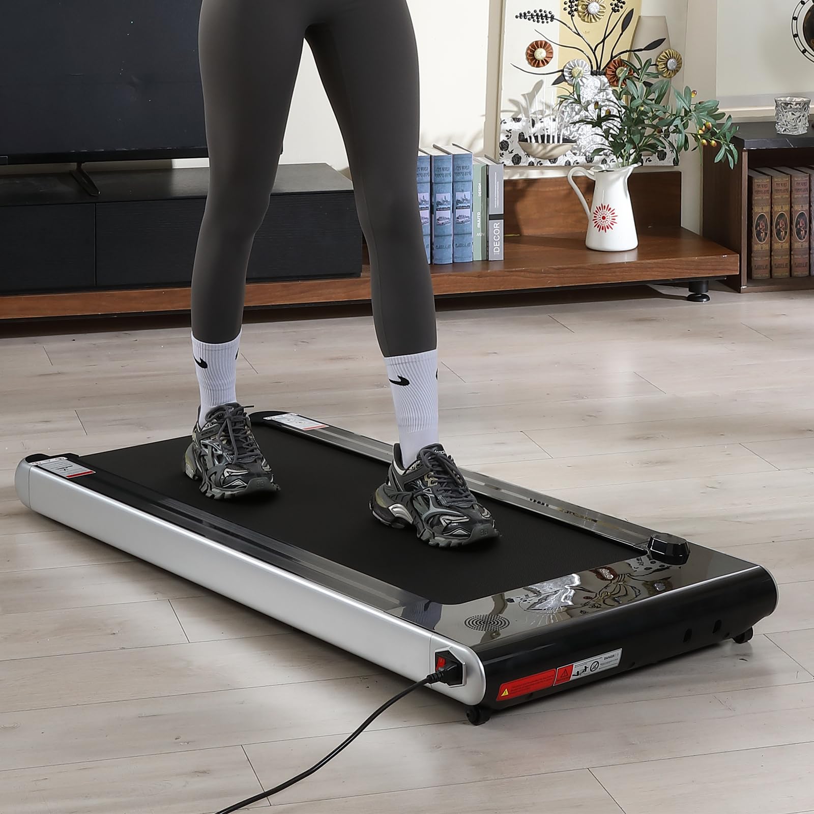 DEXSO - 2.25HP Folding Home Treadmill Quiet Walking Pad with LED Display 265LBS Capacity