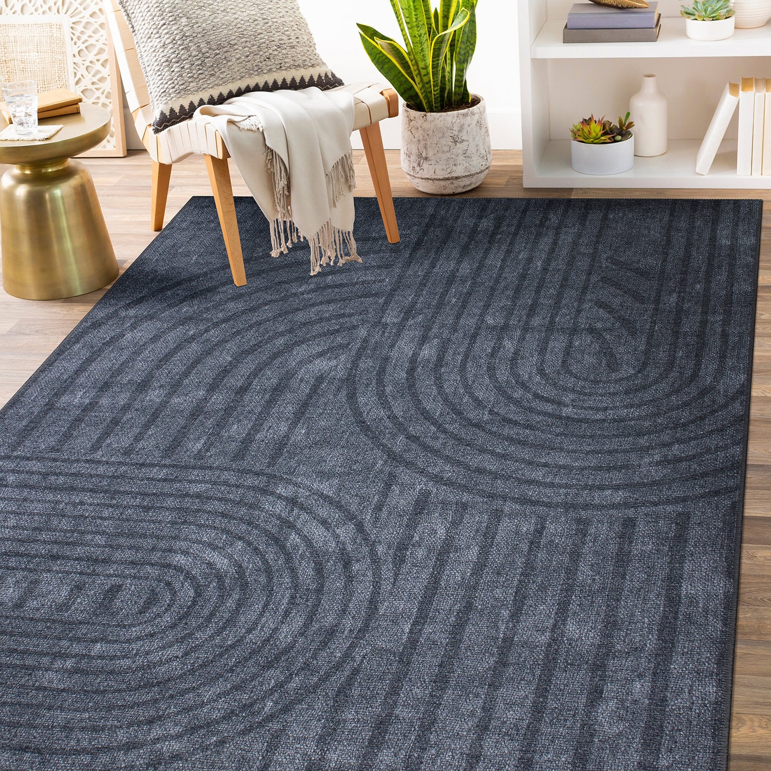 World Rug Gallery 5073DARKGRAY8X10 rugs - View #5