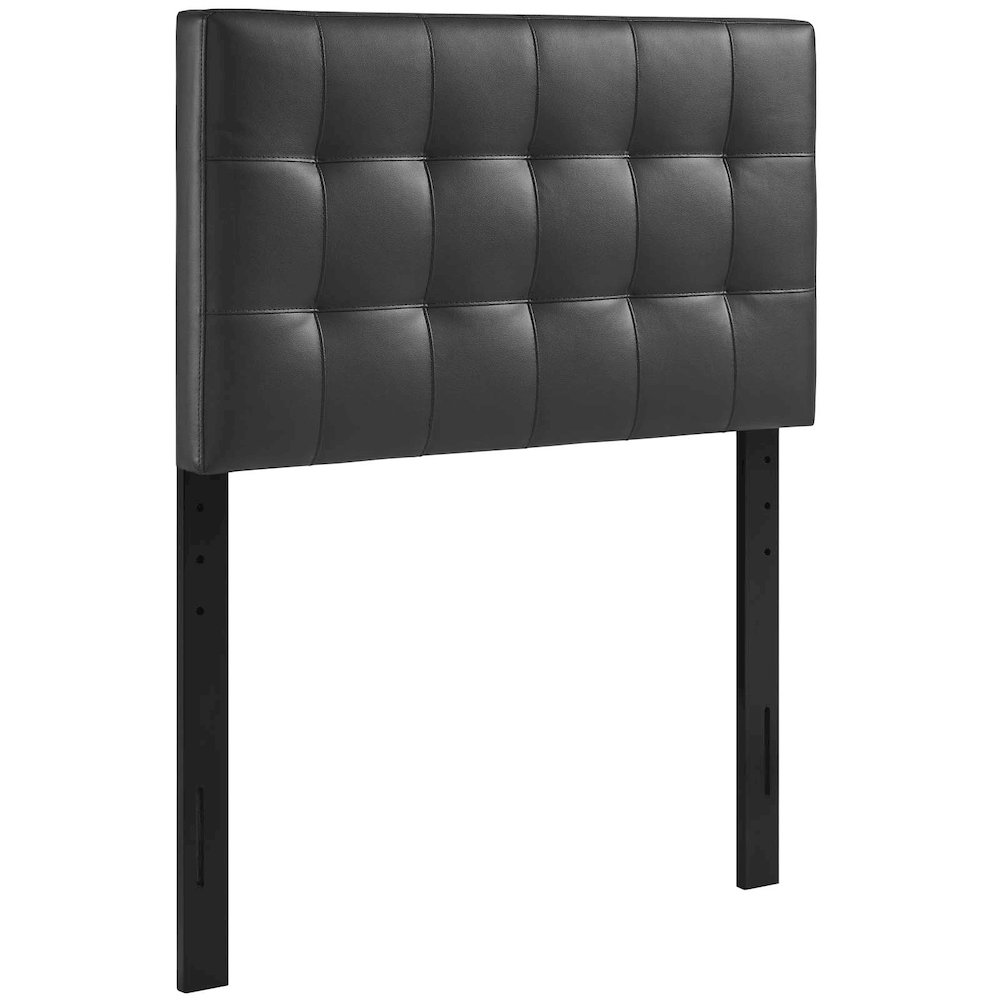 Modway MOD-5149-BLK Lily Upholstered Vinyl Twin Headboard