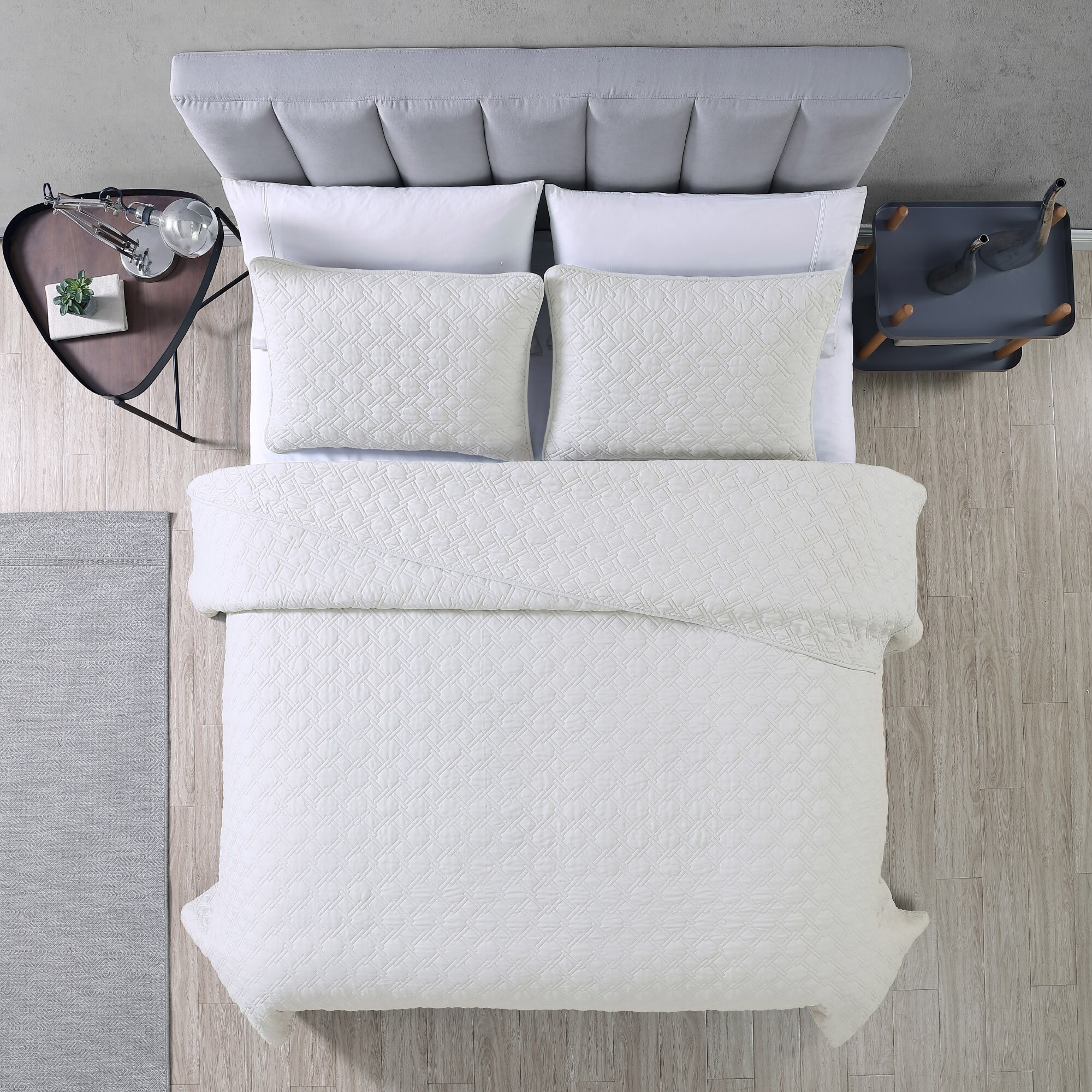 Modern Threads 3WSDQLTE-WHT-KG bedding - View #3
