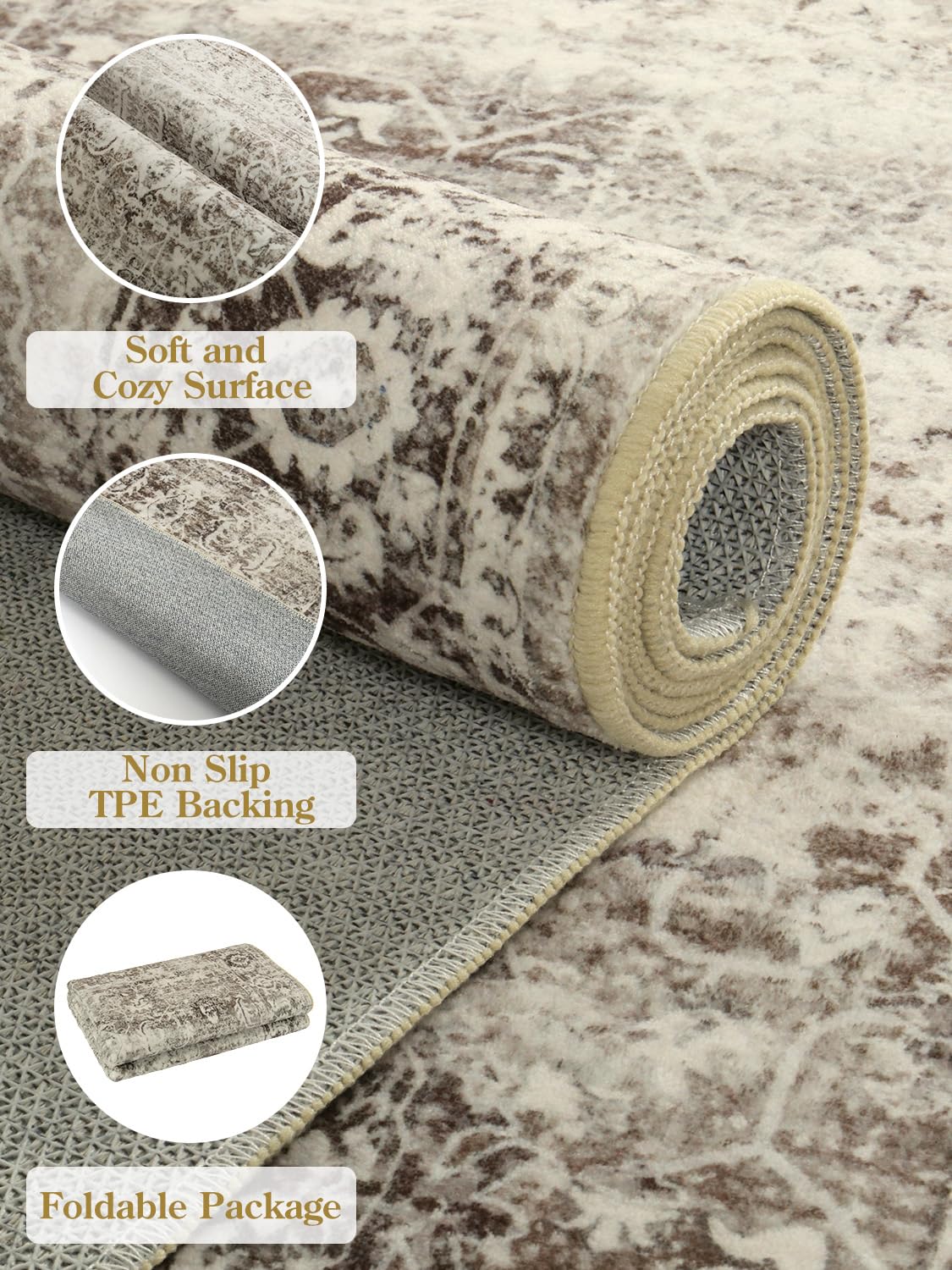 Lahome AR-ZZR-006-BR1 rugs - View #5