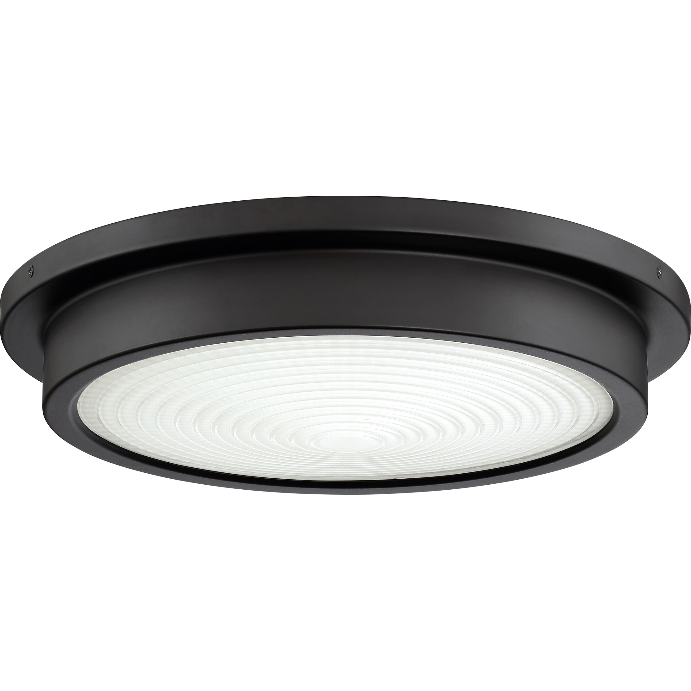 Quoizel TMN1616OI Terminal 1-Light 16-in Oil Rubbed Bronze LED Flush Mount Light