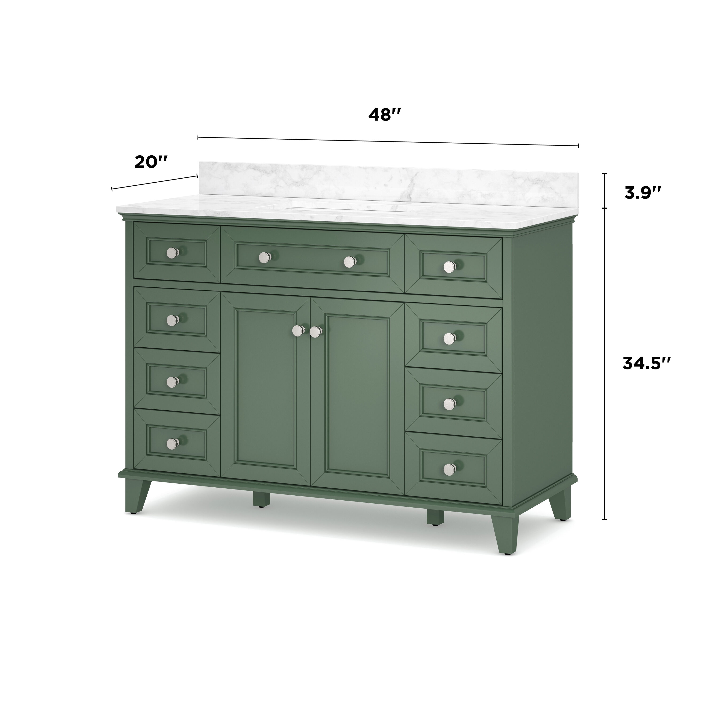 allen + roth LOWE48VPN Bath-Vanity-Combo - View #7