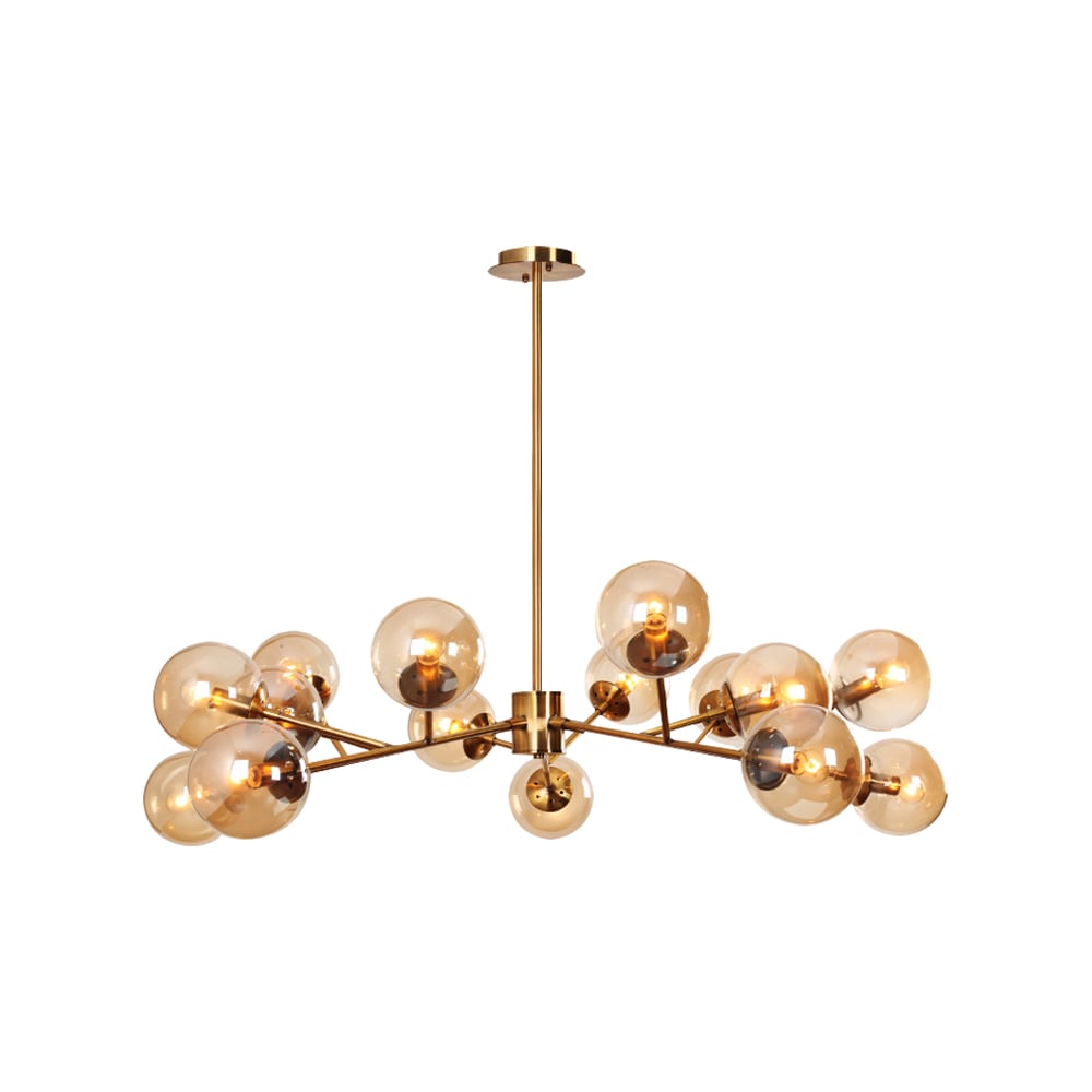 Zicbol PD1004271 15 -Light Brass Modern/contemporary For Use in Bedrooms, Dining Rooms, Foyers, Kitchens, Living Rooms Chandelier