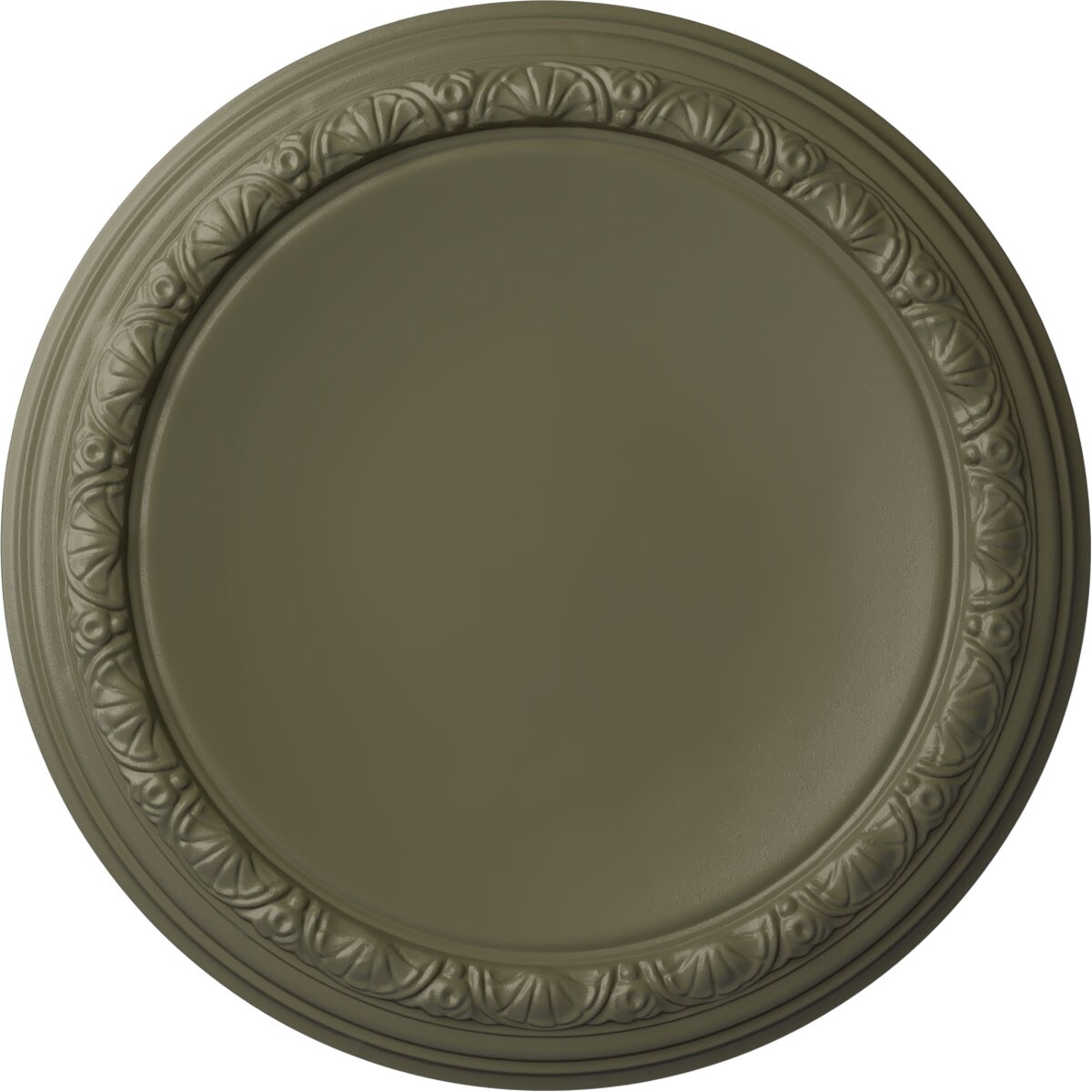 Ekena Millwork CM19CASSF Carlsbad 19.5-in W x 19.5-in L Painted Spartan Stone Polyurethane Whole Ceiling Medallion
