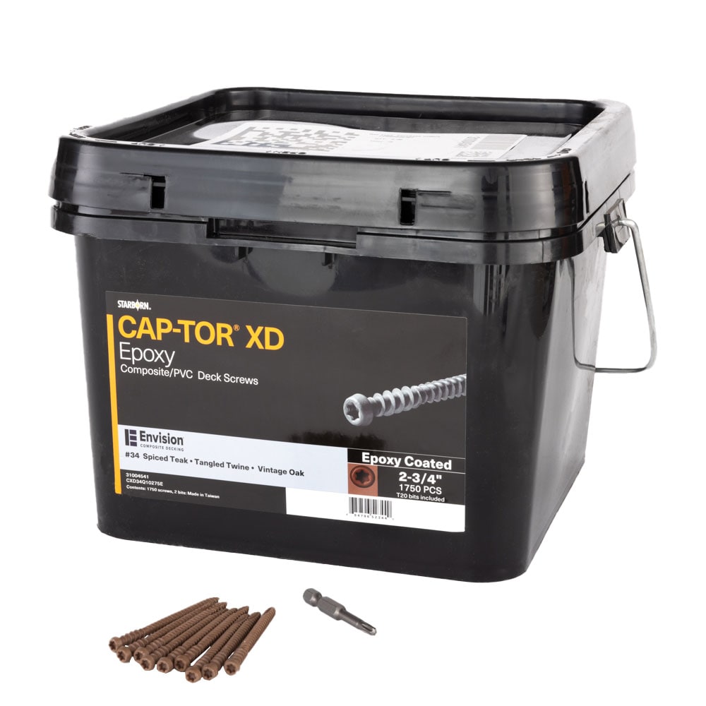 Envision Outdoor Living Products 31004541 #10 x 2-3/4-in Composite Deck Screws ( 1750 -Per Box )