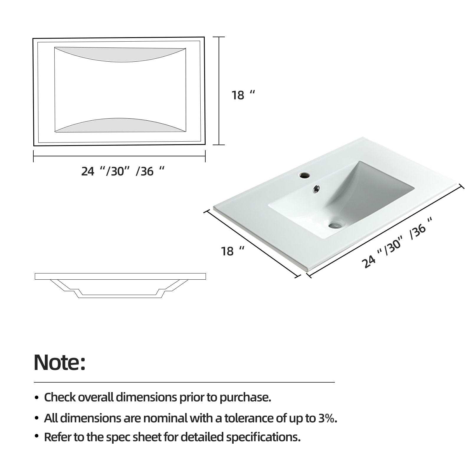 GDFStudio 350614 Vanity-Tops - View #6