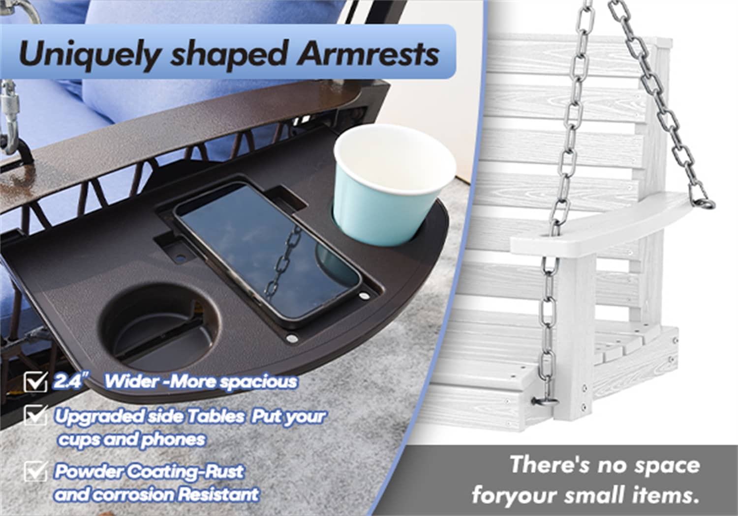 CESICIA YXW-07A Replace-Porch-Swing-Glider-Tops - View #13