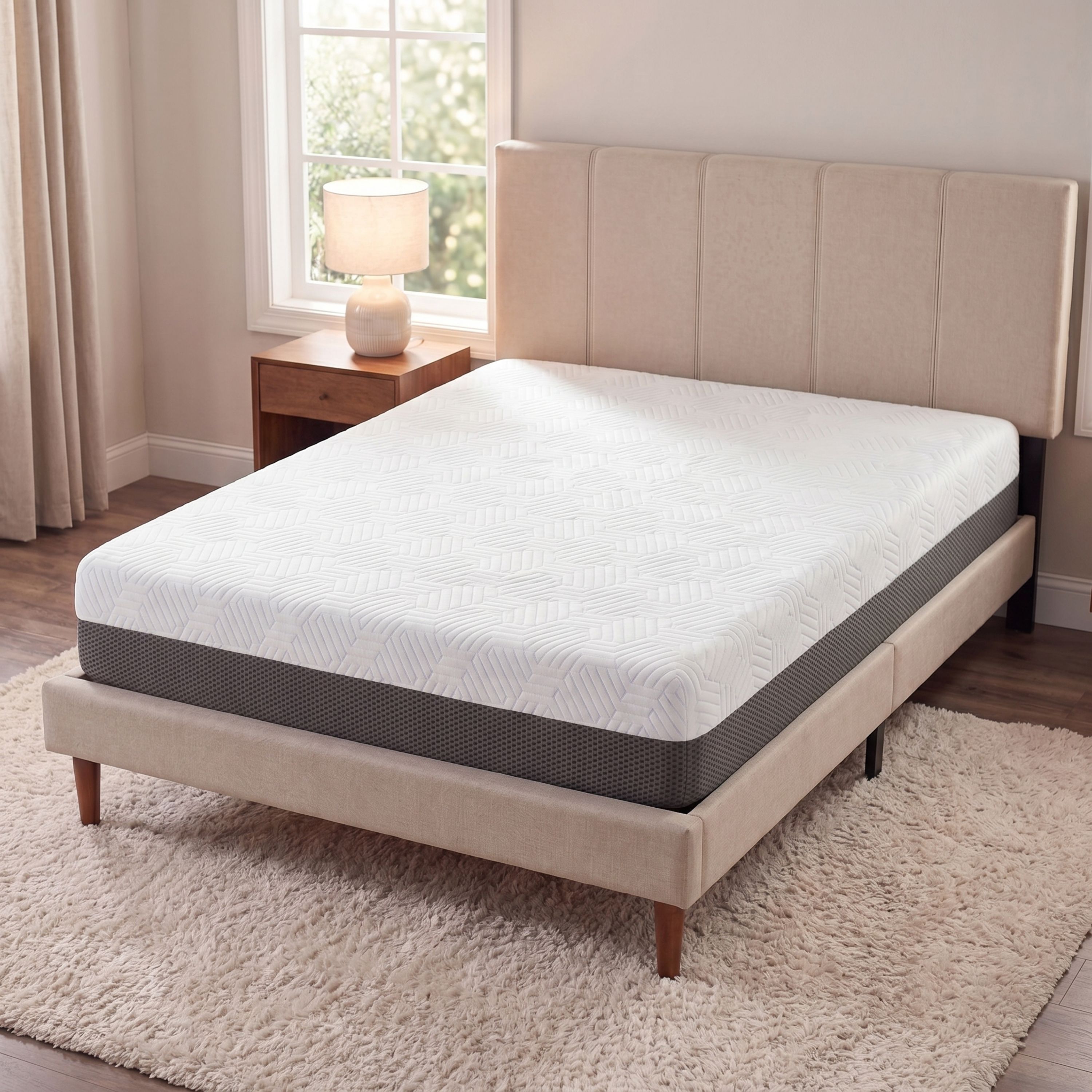 LOVMOR Cooling Hybrid and Gel Memory Foam Mattresses