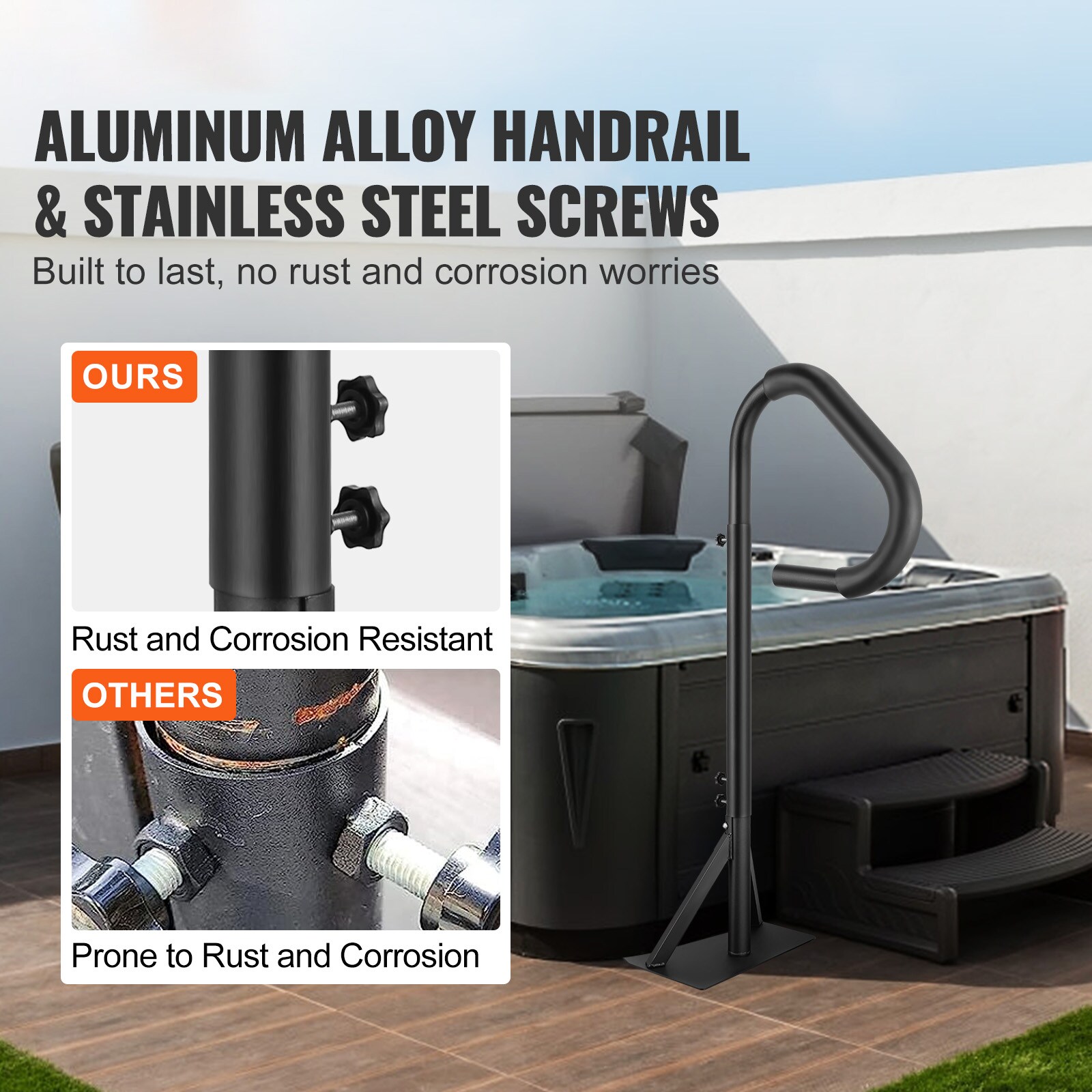 VEVOR SCRSYGFS63YC01955V0 Above-Ground-Pool-Lad-Steps - View #2