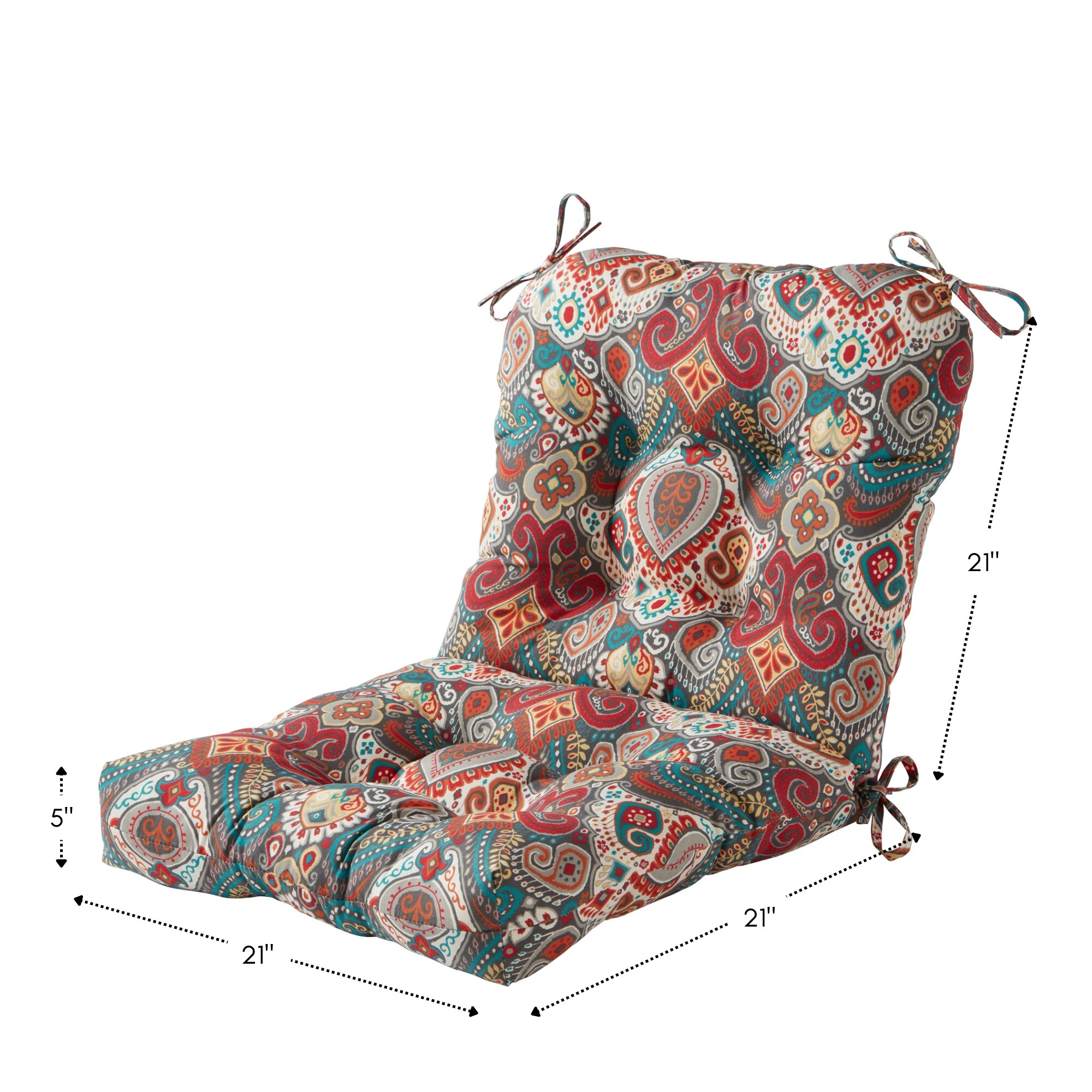 Greendale Home Fashions OC6815S2-ASBURYPARK Patio-Furniture-Cushions - View #8