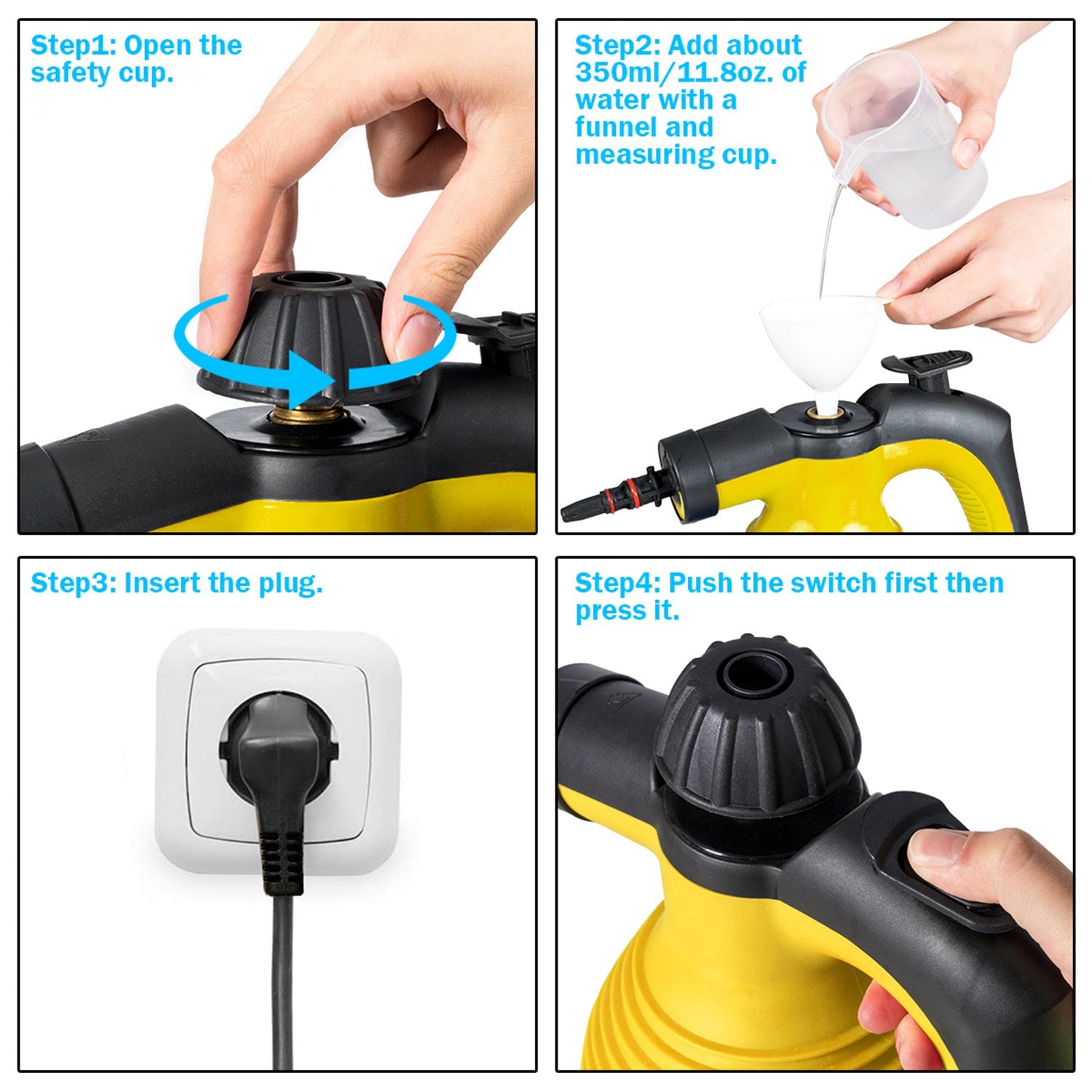 Costway CSHY004988 Steam-Cleaners - View #7