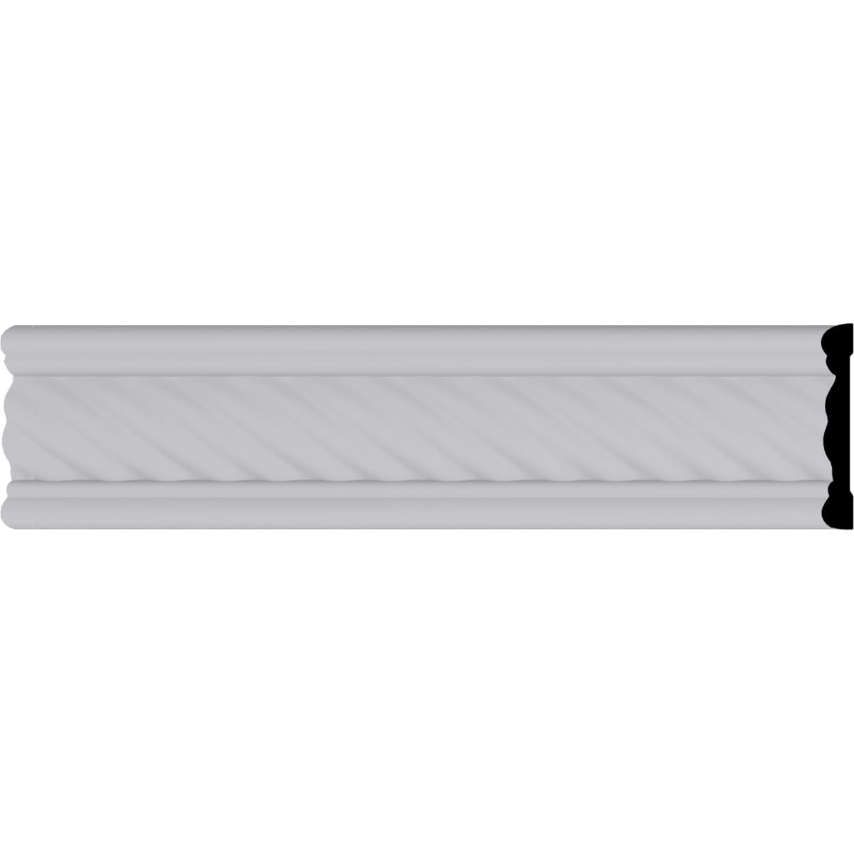 Ekena Millwork MLD02X00AL Chair-Rail-Moulding - View #2