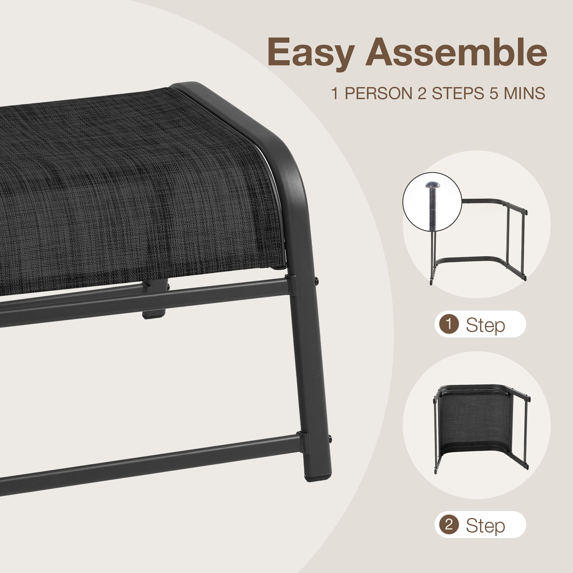 JEAREY JLGJD-02-BK Stools-Ottomans - View #4