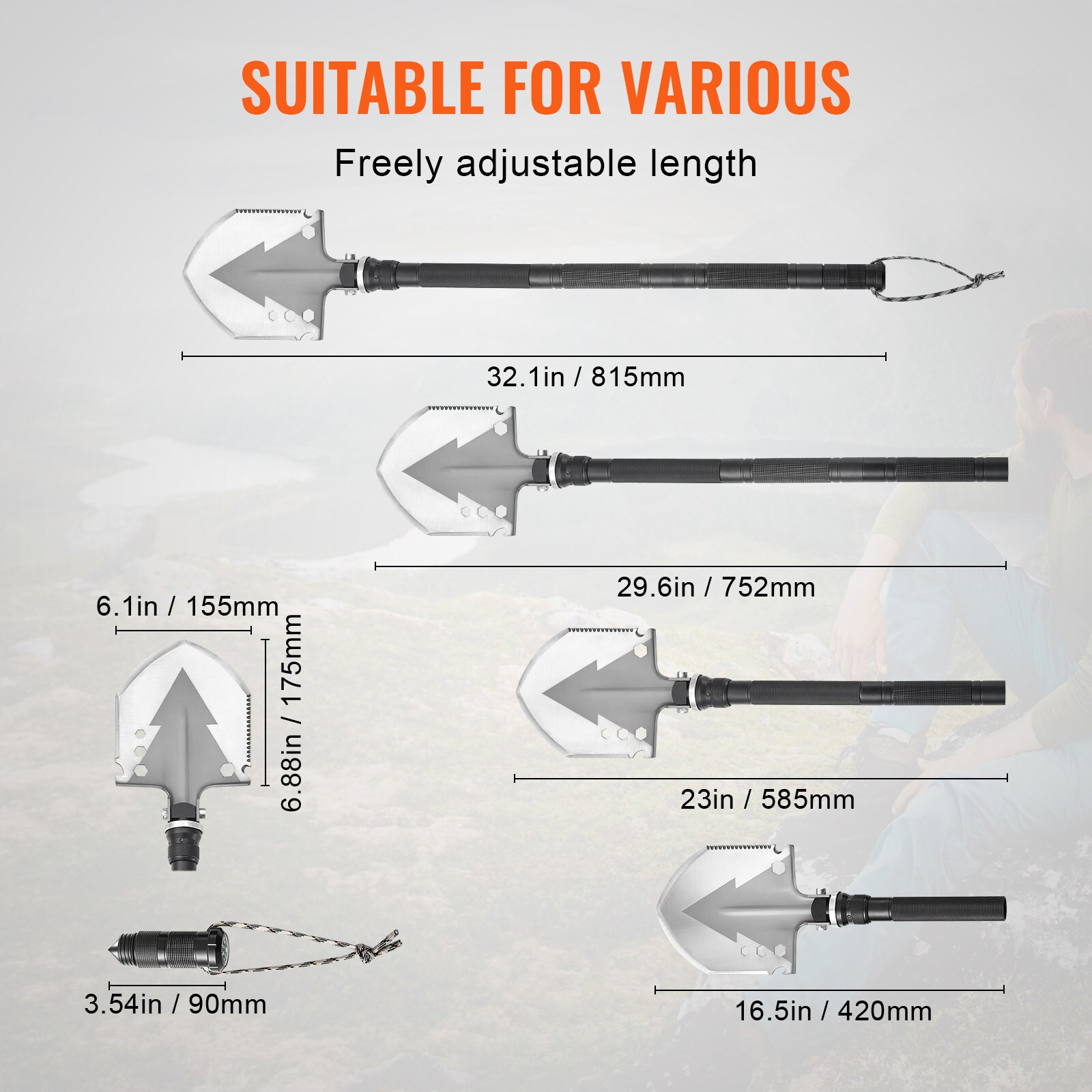 GIVIMO LW018GIVSS086-N Shovel-Spade - View #3