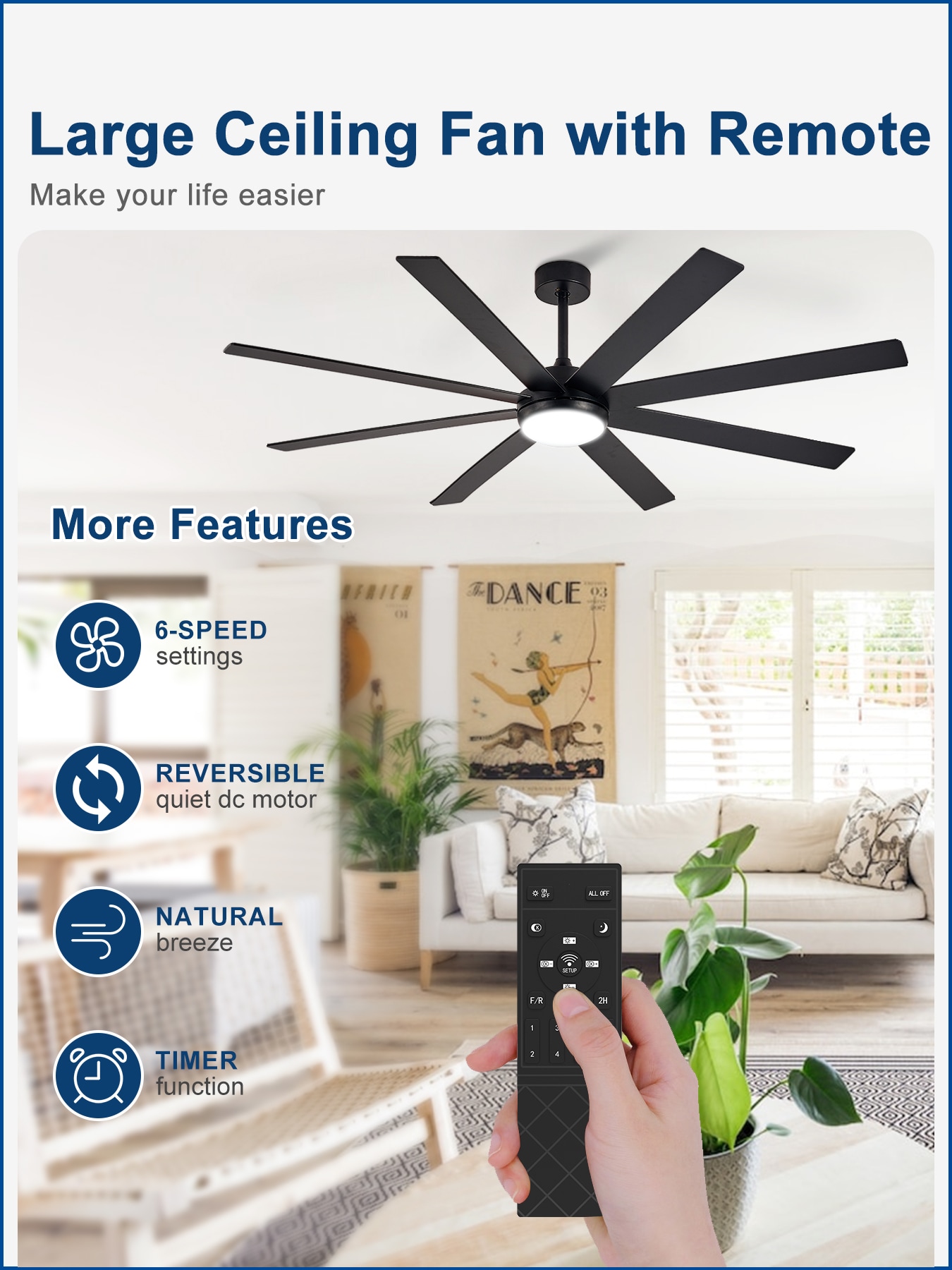 Depuley WS-FPZ197-66C-BK-LW Ceiling-Fans - View #4