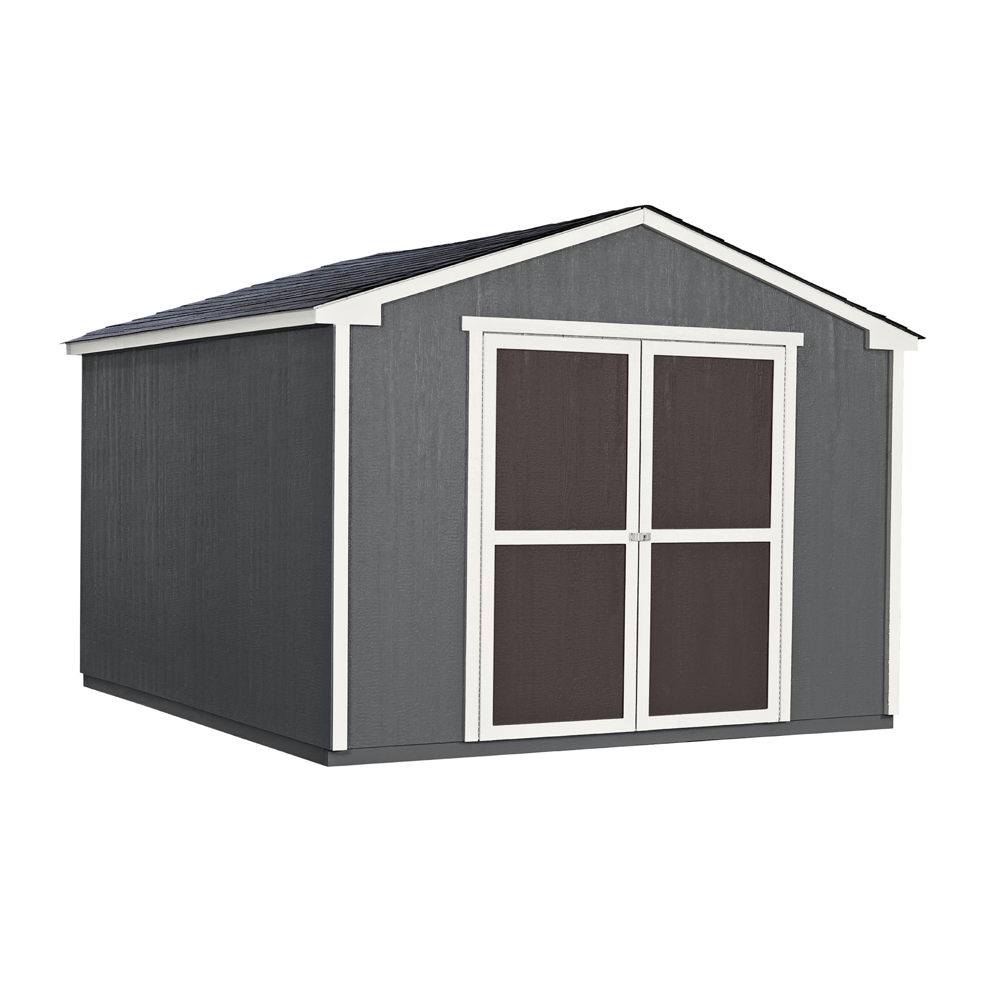 Heartland Monterra Value Gable 10-ft x 12-ft Gable Style Wood Outdoor ...