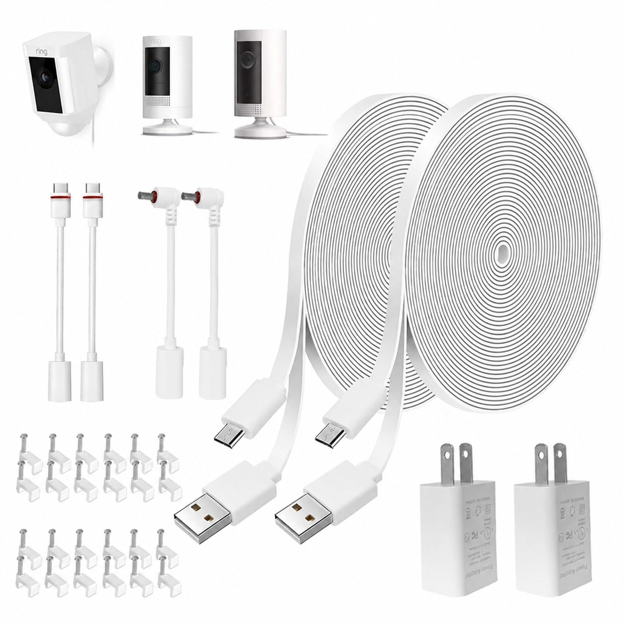 Google Nest Cam Accessories White Extension Cable GA02278-US at