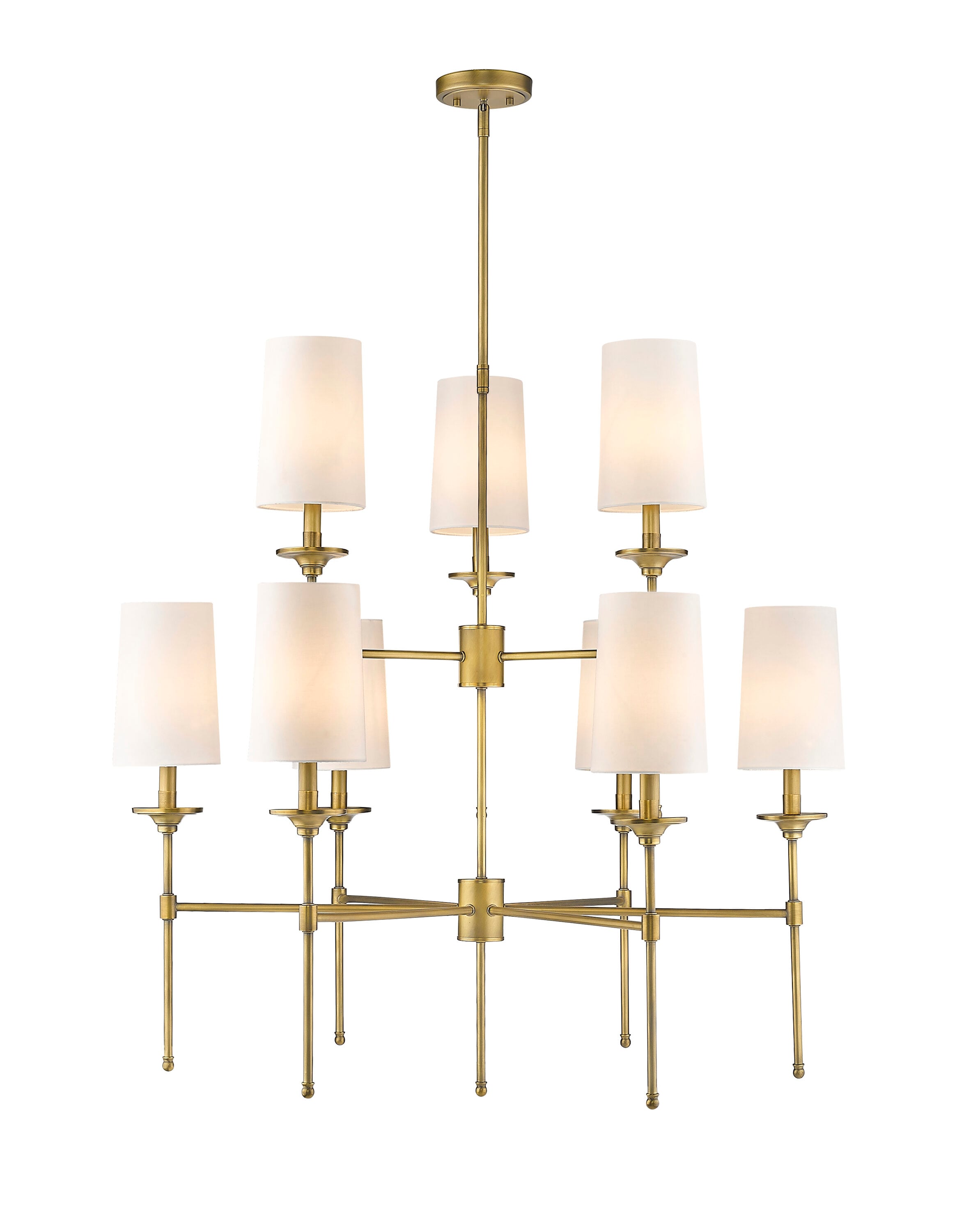 Z-Lite Emily 9-Light Oil-Rubbed Transitional Chandelier in the ...