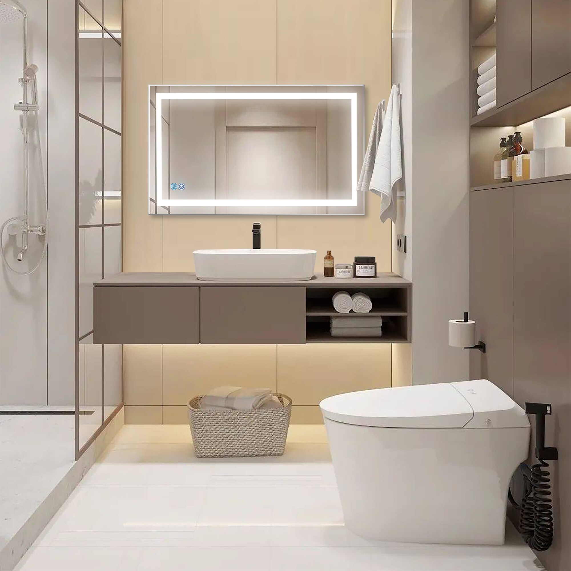 Edvivi WL2440 Framed-Bath-Mirrors - View #3