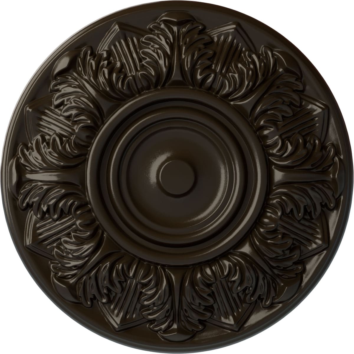 Ekena Millwork CM13WHSHF Whitman 13-in W x 13-in L Stone Hearth Polyurethane Ceiling Medallion