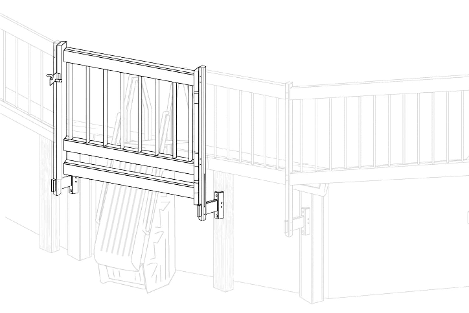 Sentry Safety AGPF-GATE Pool-Safety-Barrier-Gates - View #3