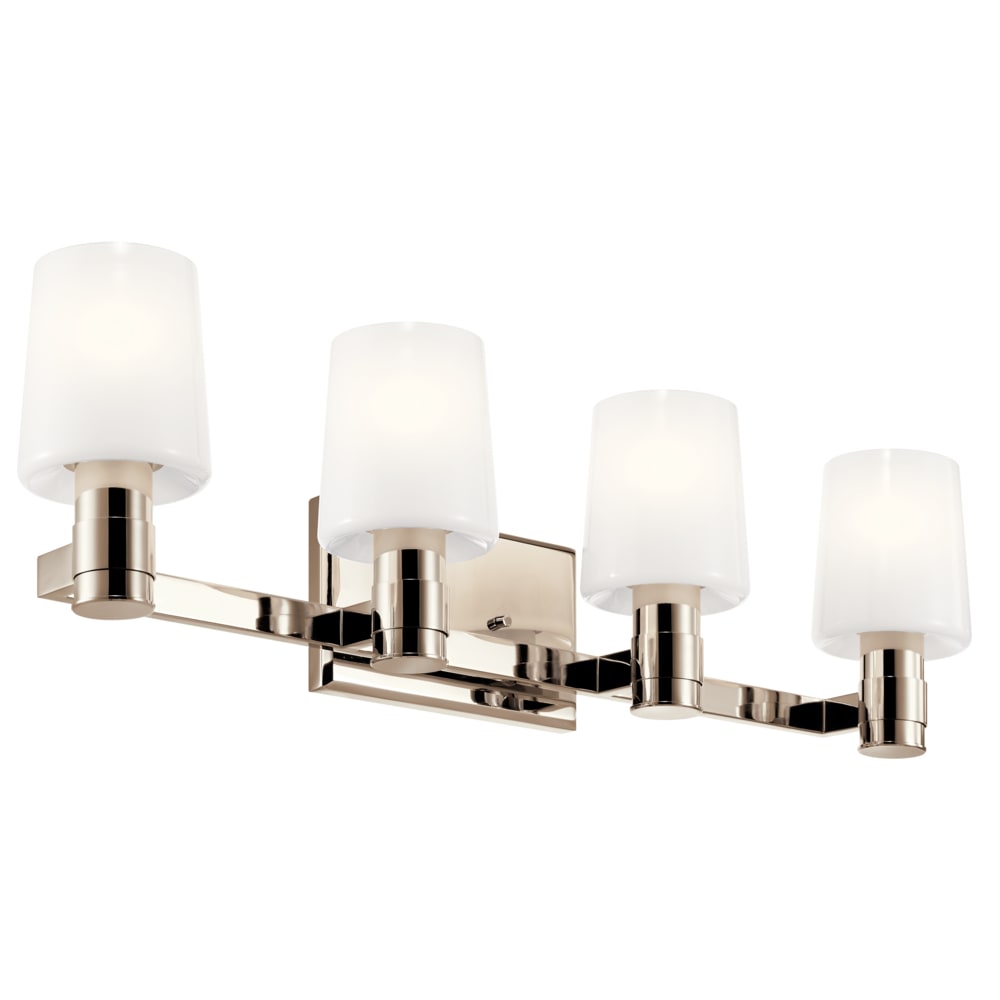 Kichler Adani 30-in 4 -Light Polished Nickel Modern/contemporary Vanity light 5696790 Sansujyuku sansujyuku.com