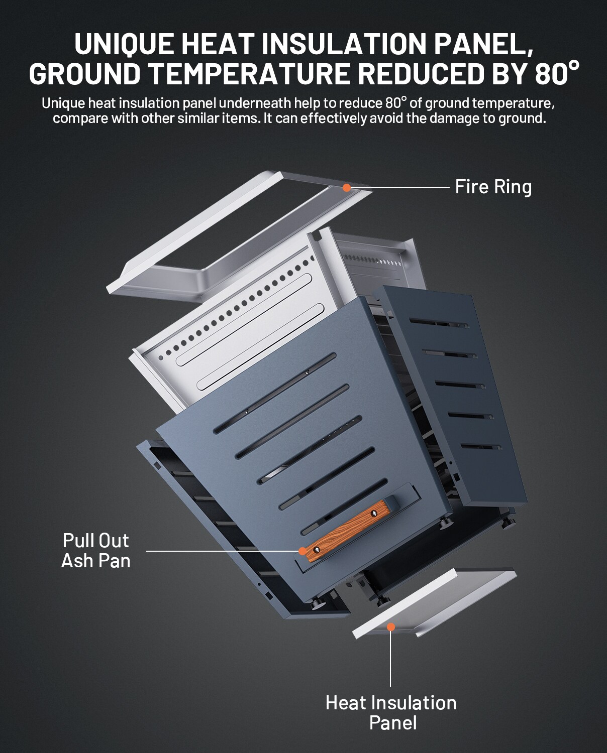 Legacy Heating CYBERPIT-SL-HB-LW Outdoor-Woodburning-Firepits - View #8