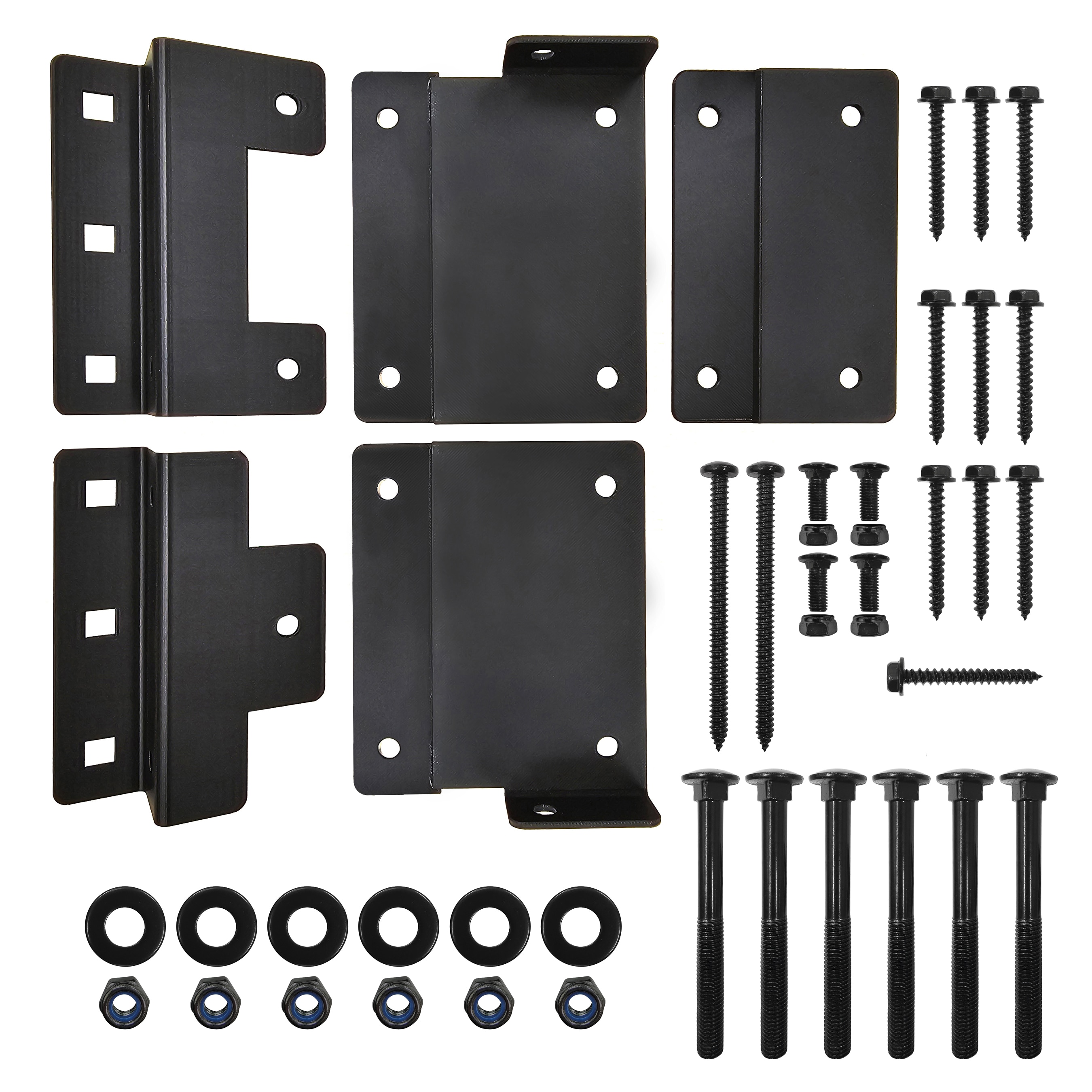 Pylex Black Steel Single beam/Post bracket #13072