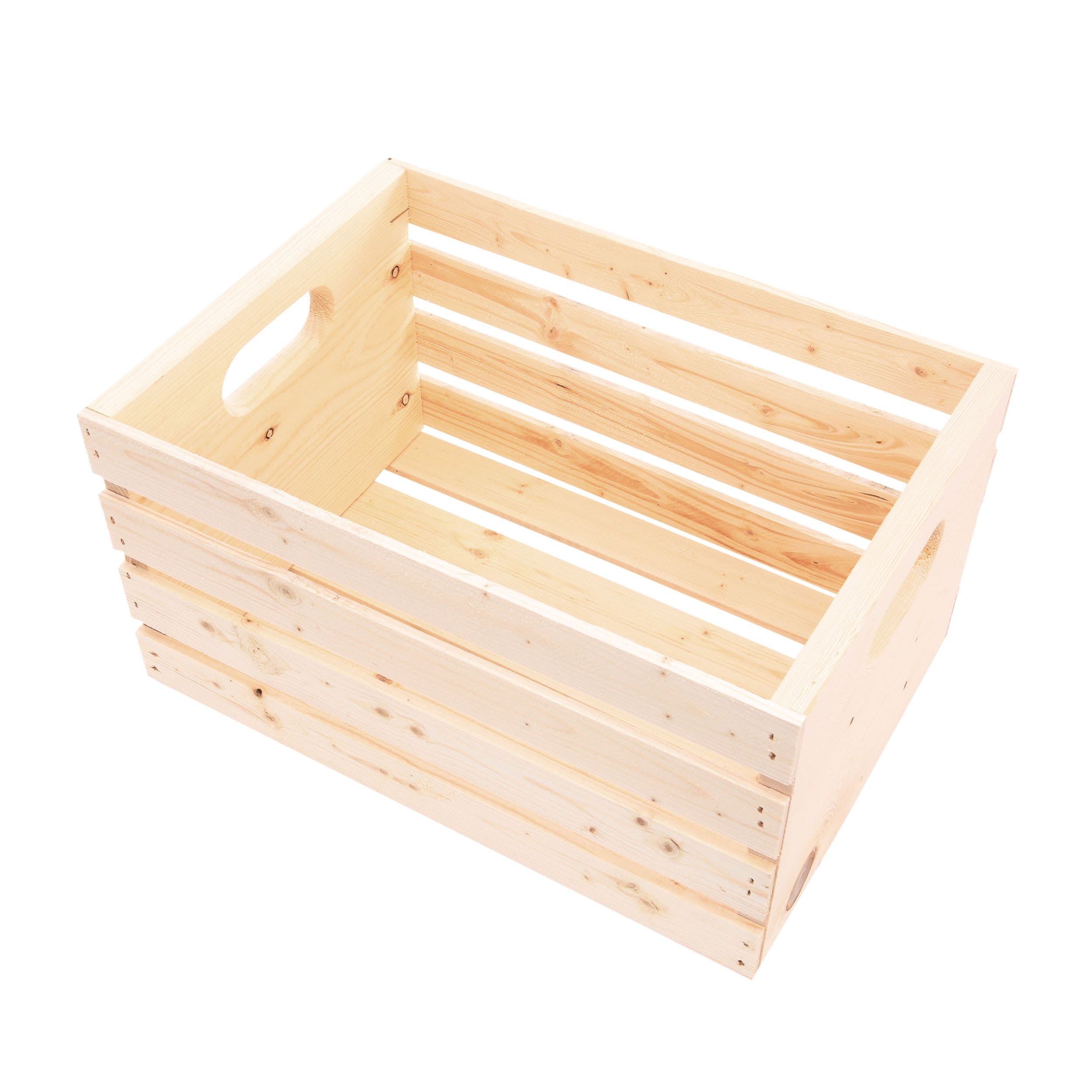 Pallet Wood Crate With Handles Set - Hobby Lobby - 550244