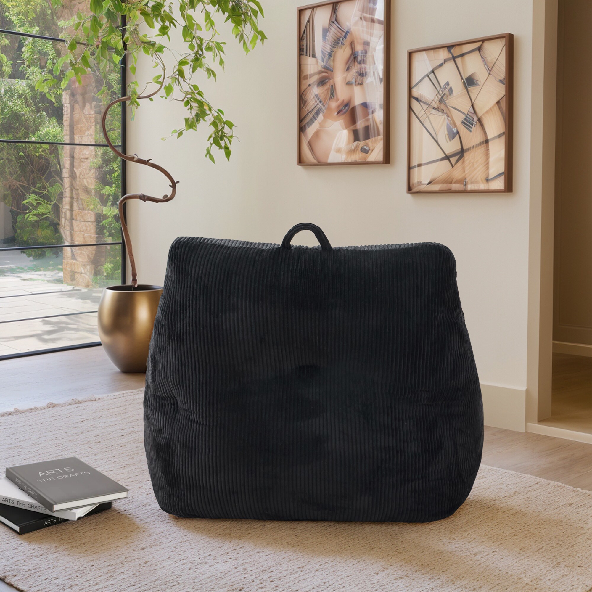 Hrinhom HC-D2010-BLACK Bean-Bag-Chairs - View #4