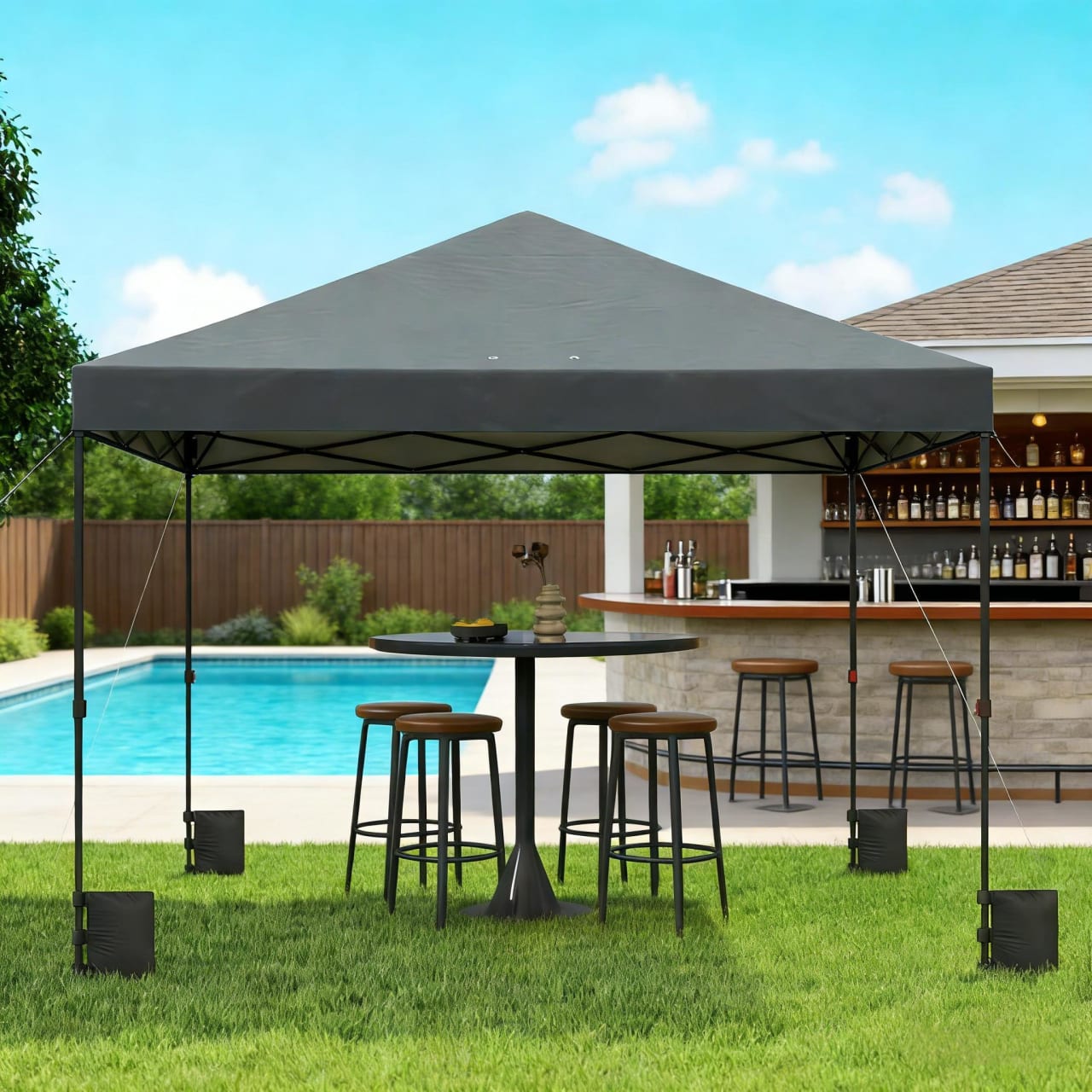 Vynxaria LS0504-466940 Wood-Resin-Gazebos - View #2