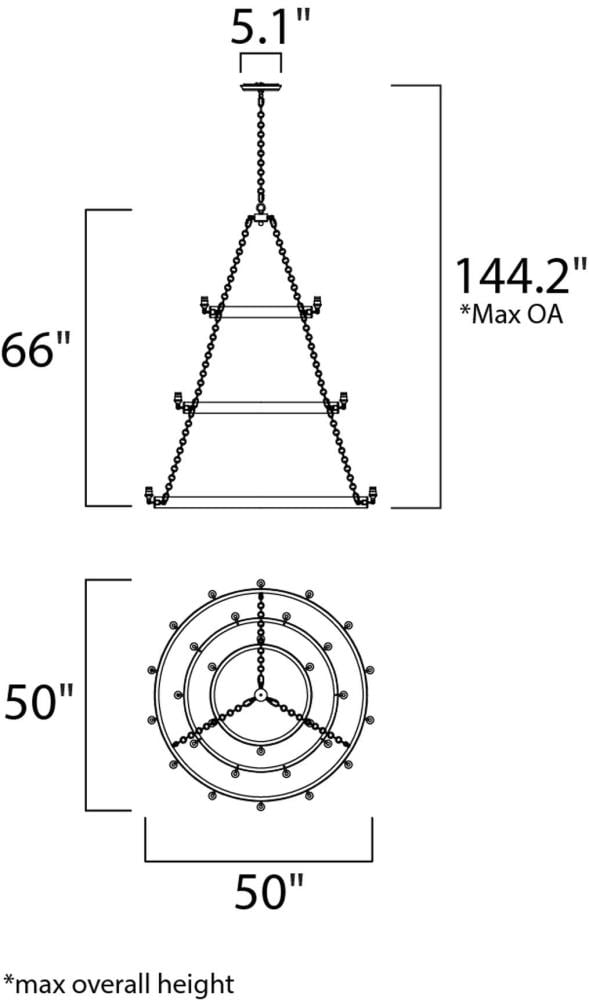 Maxim Lighting 26278BKNAB/BUI b090015 - View #2