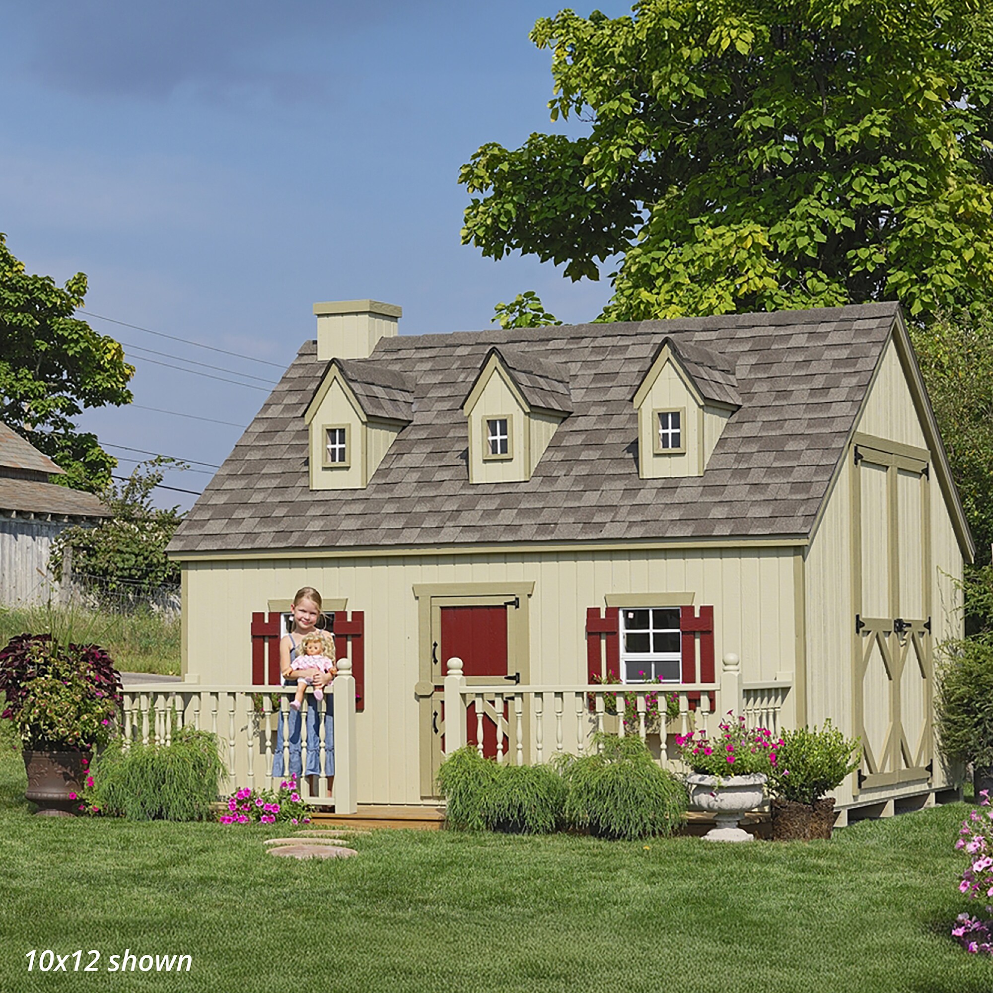 Little Cottage Co 10X12 CCP-PNK-FK playhouses - View #6