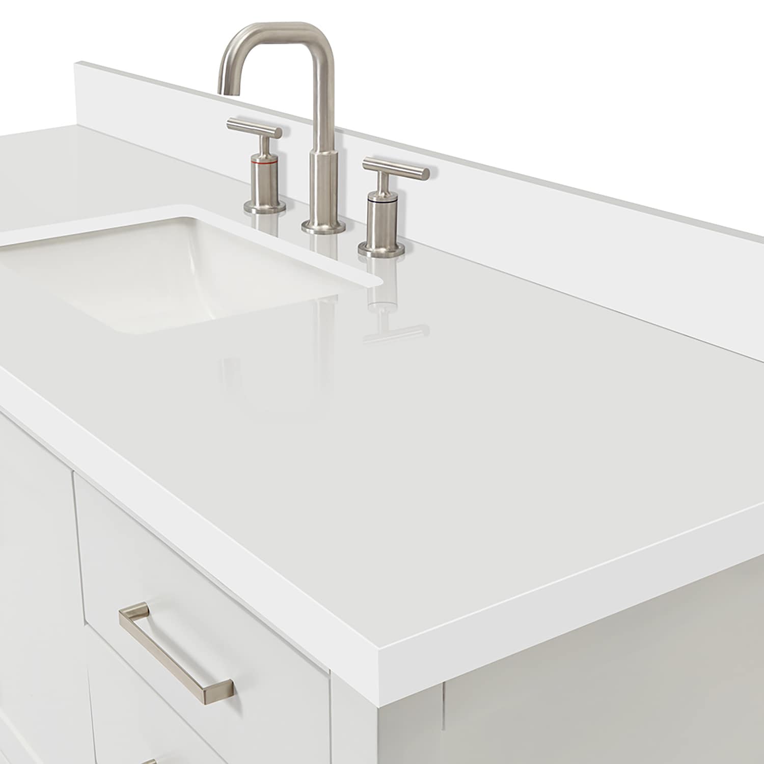 ARIEL S061SWQRVOWHT Bath-Vanity-Combo - View #10