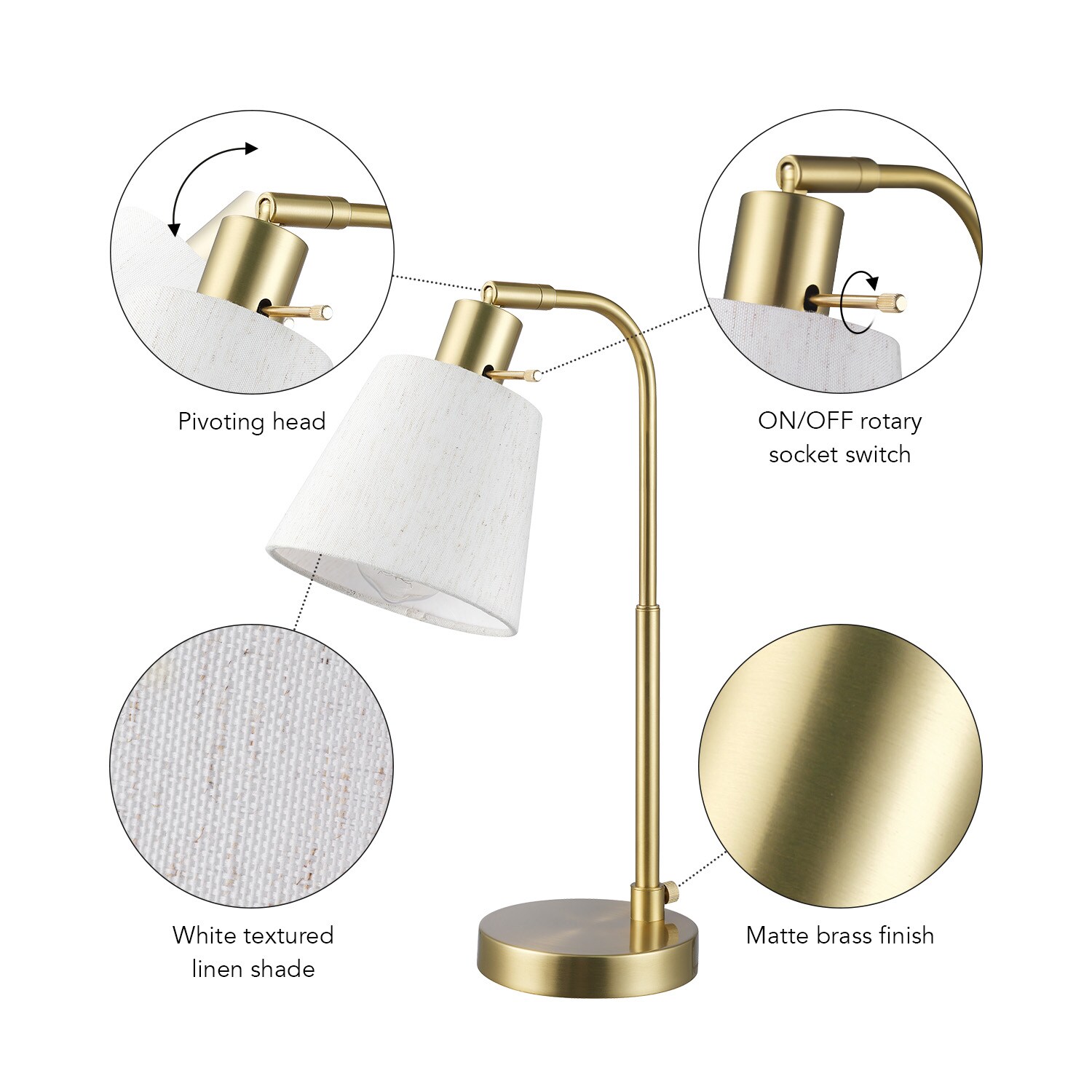 Globe Electric 91006653 Desk-Table-Lamps - View #7