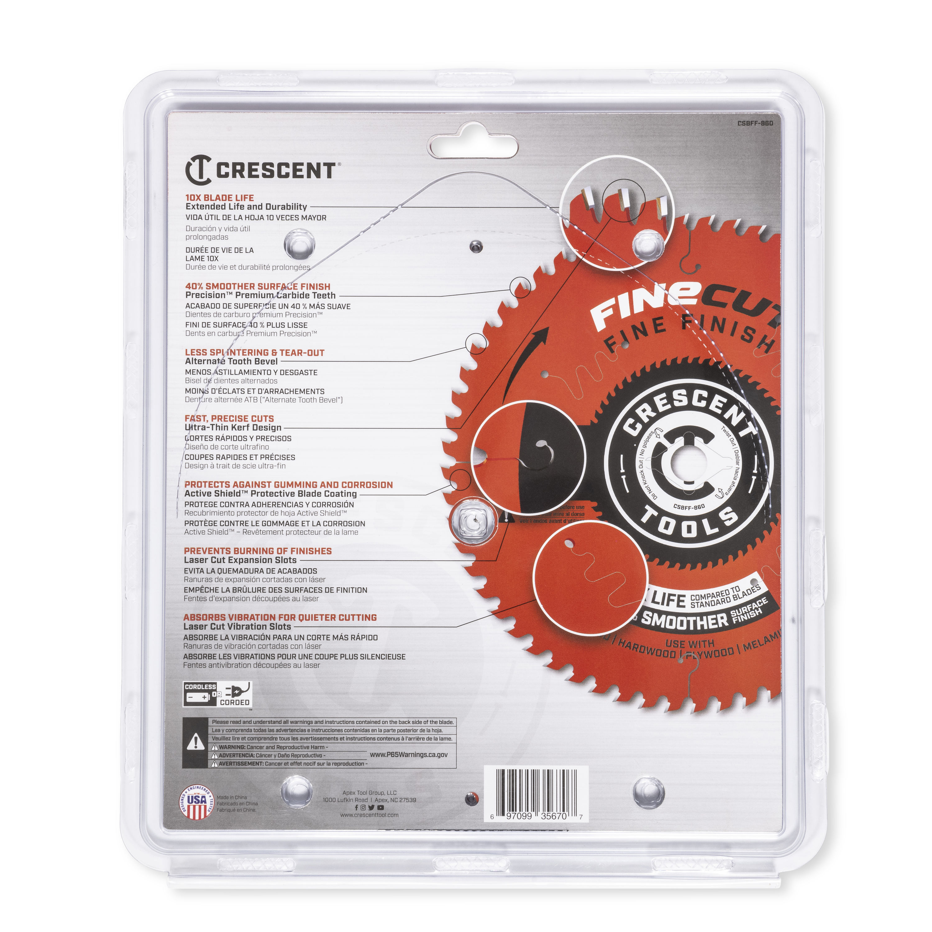 Crescent CSBFF-860 Circular-Saw-Blades - View #6