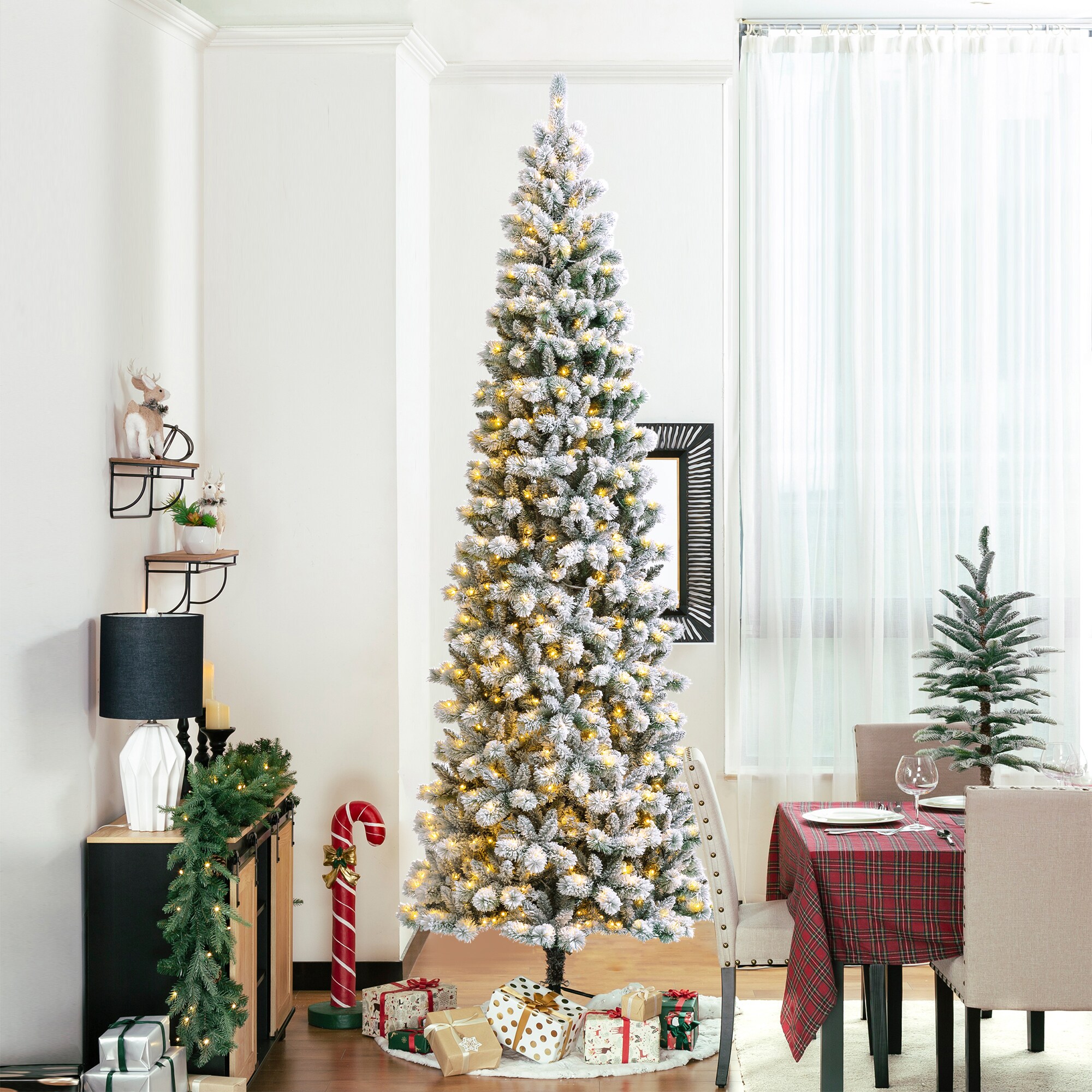 Glitzhome 2014600137 Artificial-Christmas-Trees - View #3