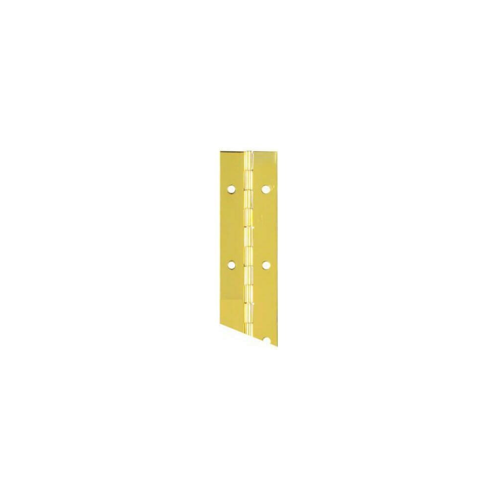 CRKT ZX9TRVAL32740 N148-155 1.5 x 30 in. Bright Brass Finish Continuous Hinge