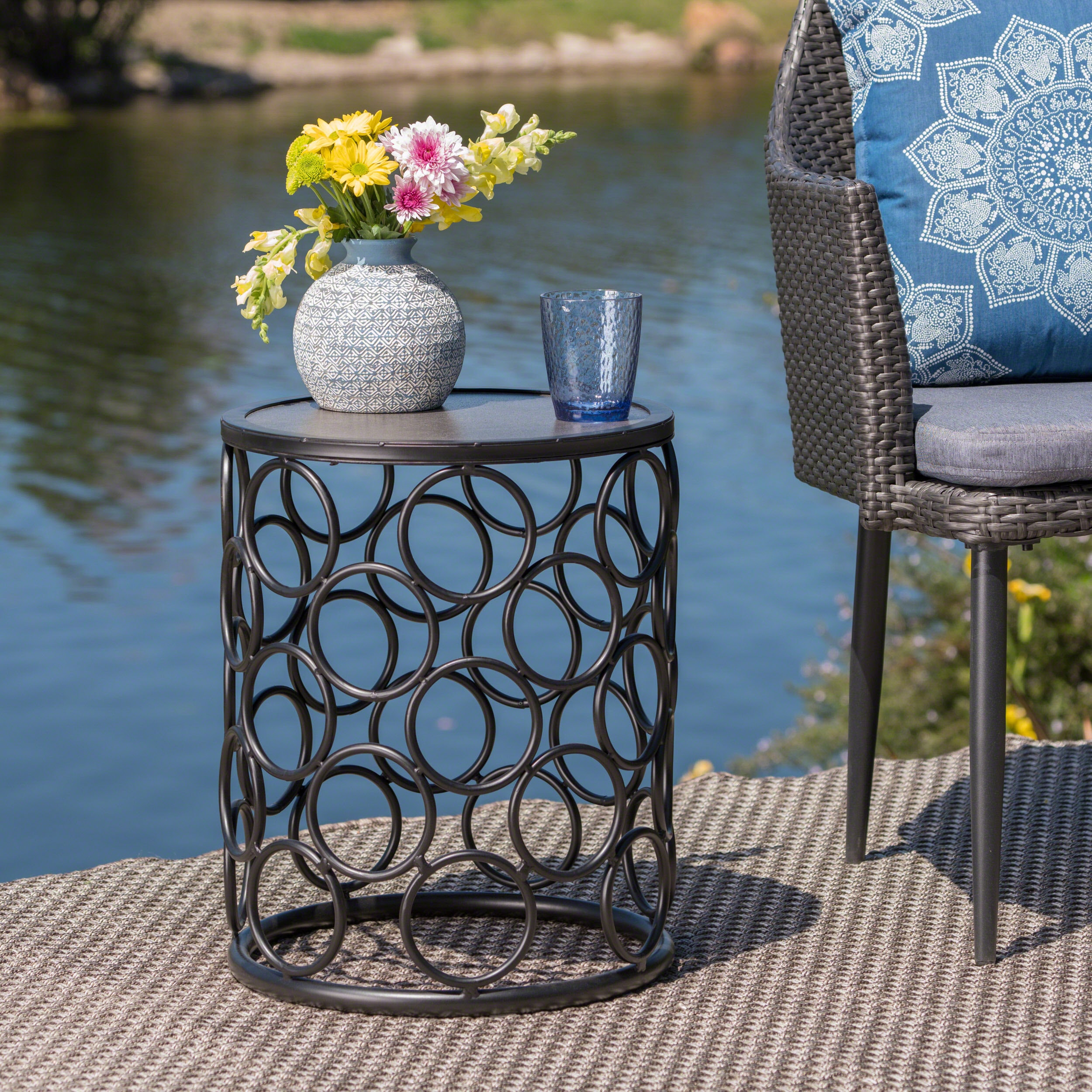 Clihome CL-KC-00BLK Patio-Tables - View #4