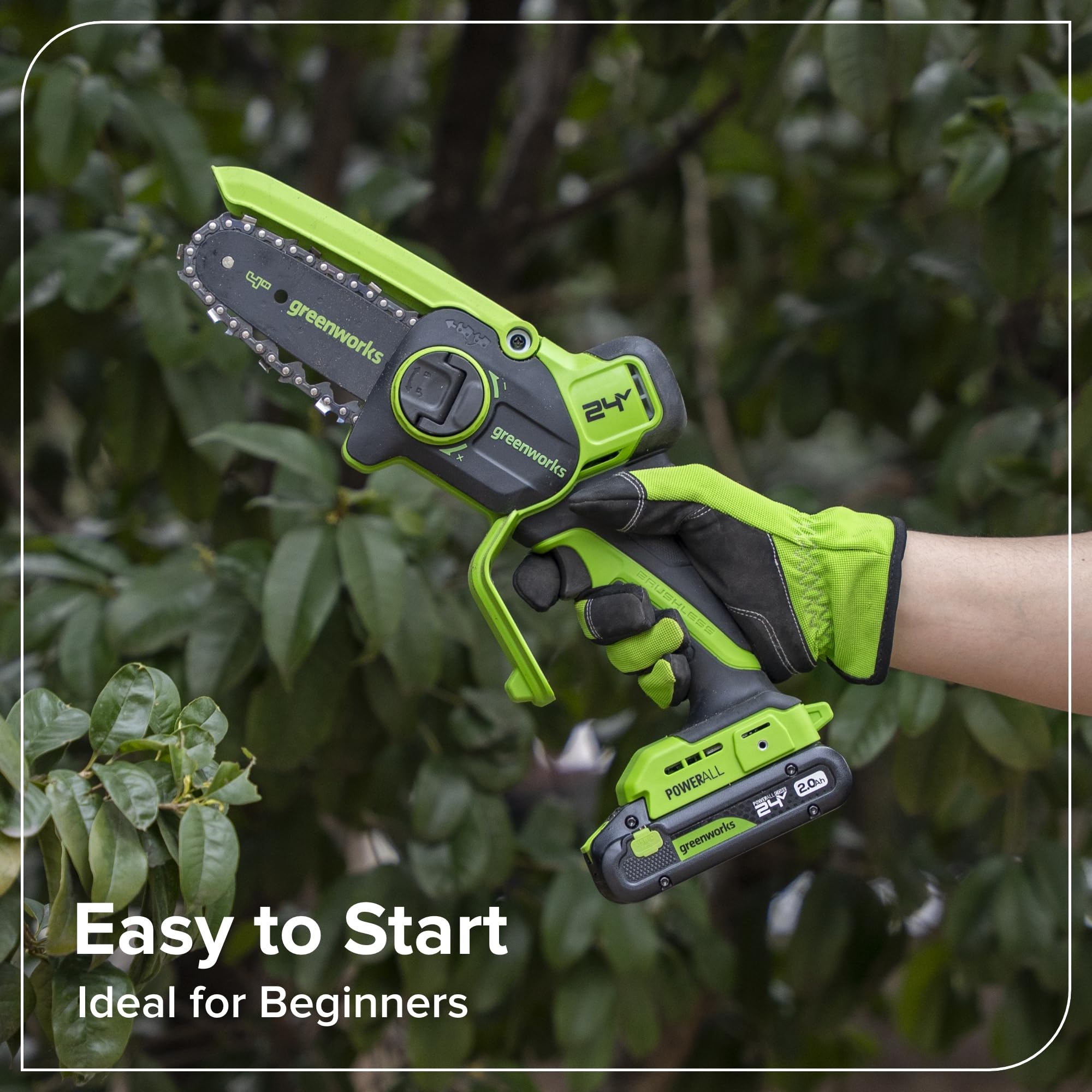 Greenworks CS2404TA1 Cordless-Chainsaw - View #4