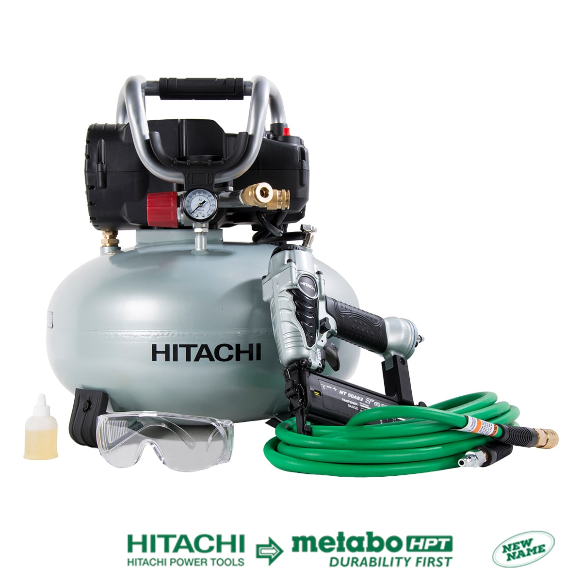 Hitachi 6-Gallons Portable 150 PSI Pancake Air Compressor with