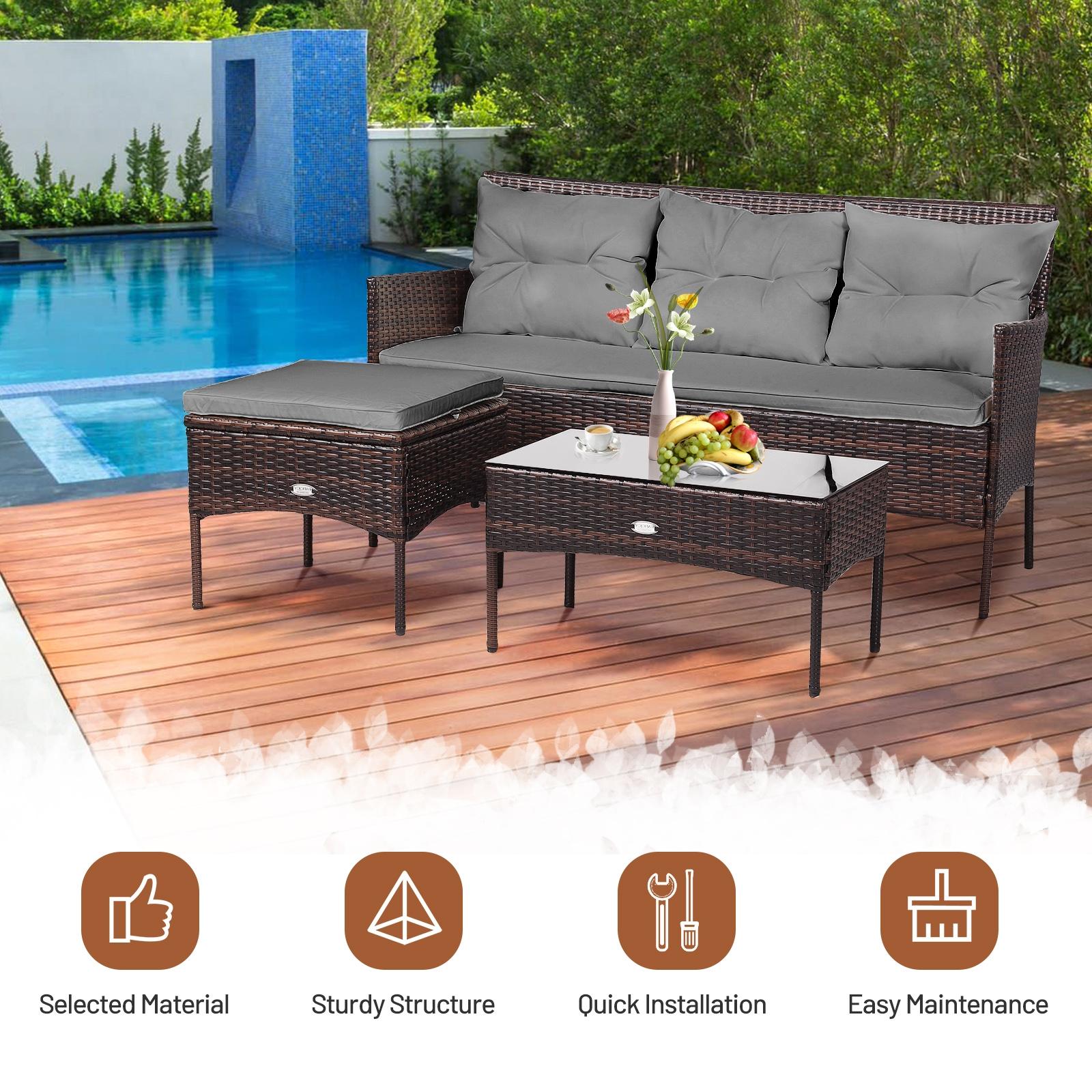 BABOOM BOM-7714GR-CO Patio-Conversation-Sets - View #6