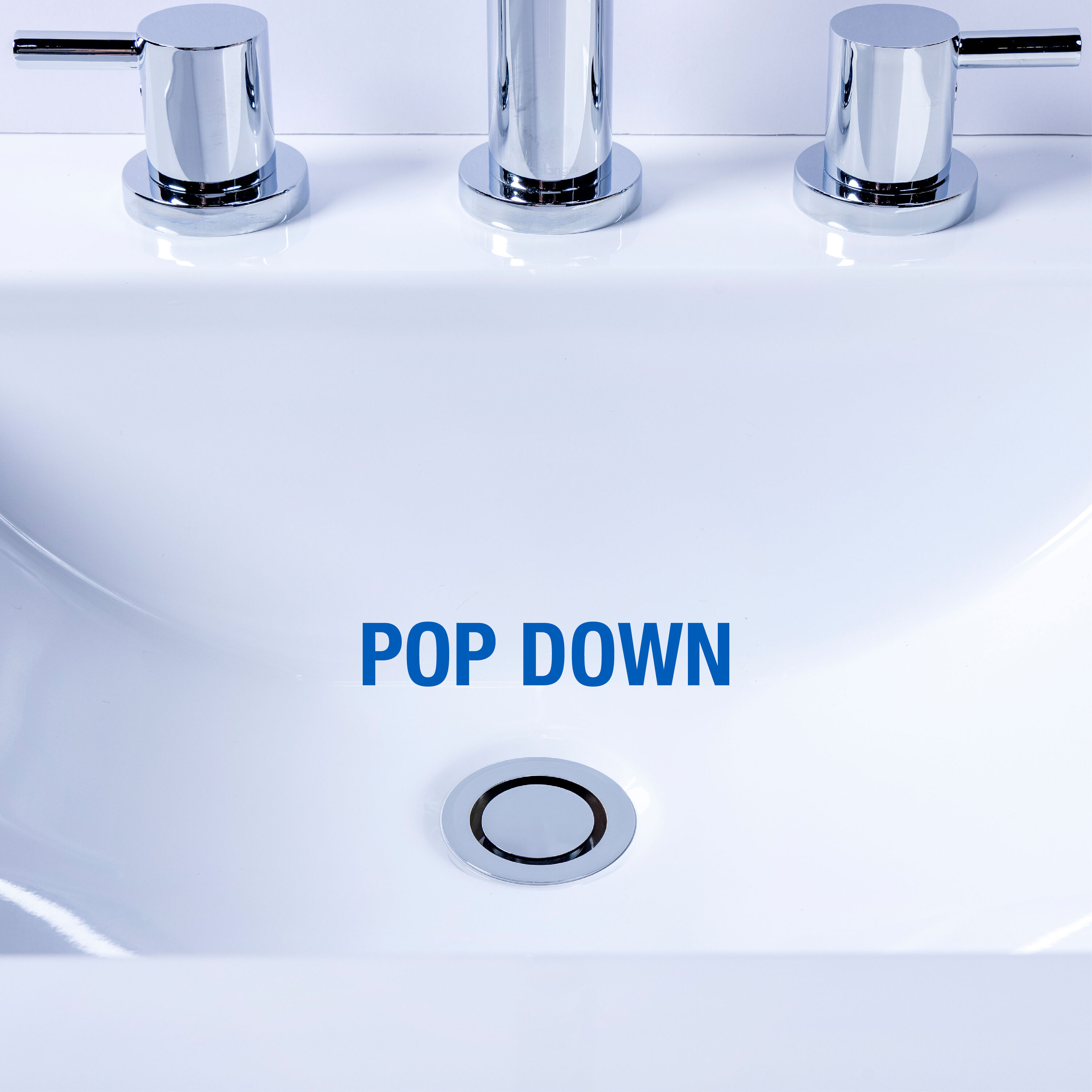 Dearborn 1000000449 Pop Down Chrome Bathroom Decorative sink drain