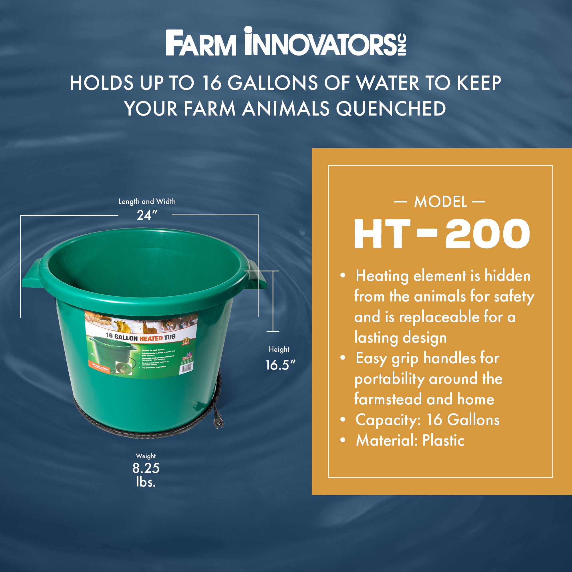 Farm Innovators FI-HT-200 Farm-Ranch-Feeders - View #3