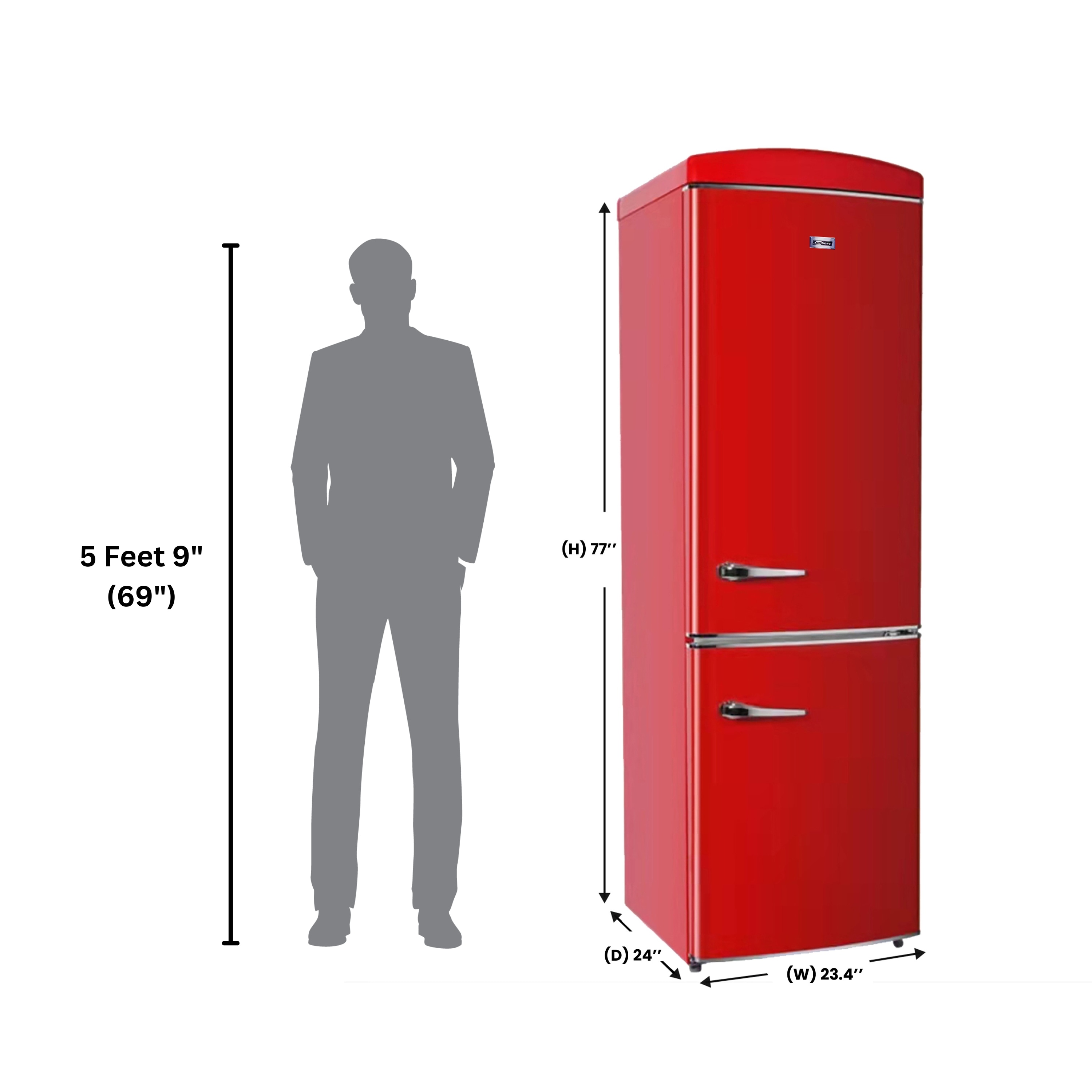 ConServ RF 132 R Bottom-Freezer-Refrigerators - View #3