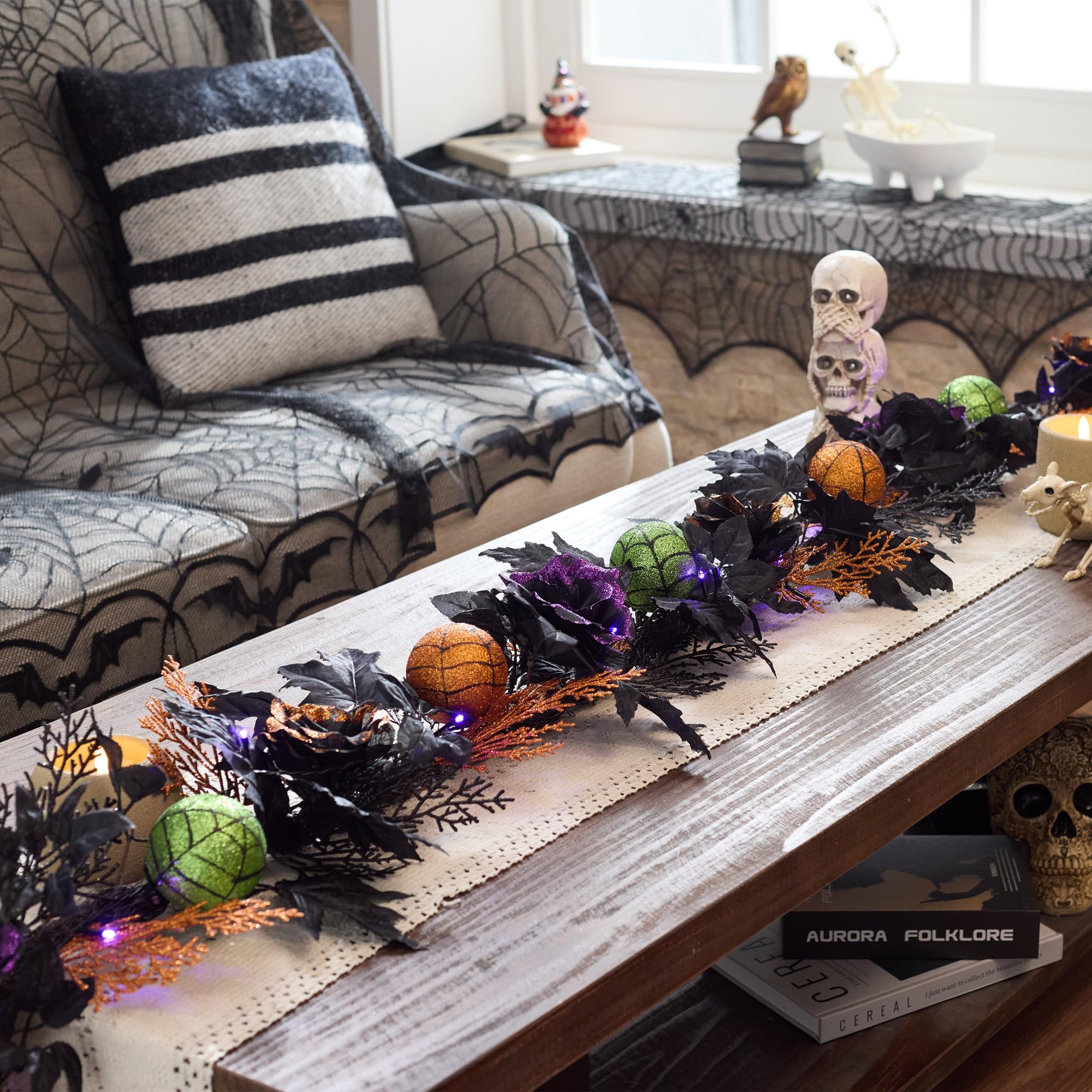 Wudkey HQ2931 Artificial-Halloween-Wreaths - View #5