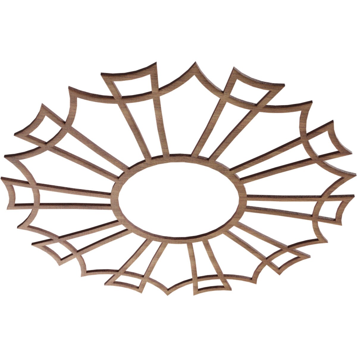 Ekena Millwork CMWP24X24X0375AUWA Ceiling-Medallions - View #2
